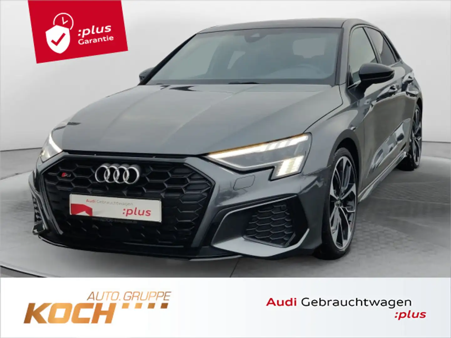 Audi S3 2.0 TFSI q. S-Tronic, Matrix, Pano, Grau - 1