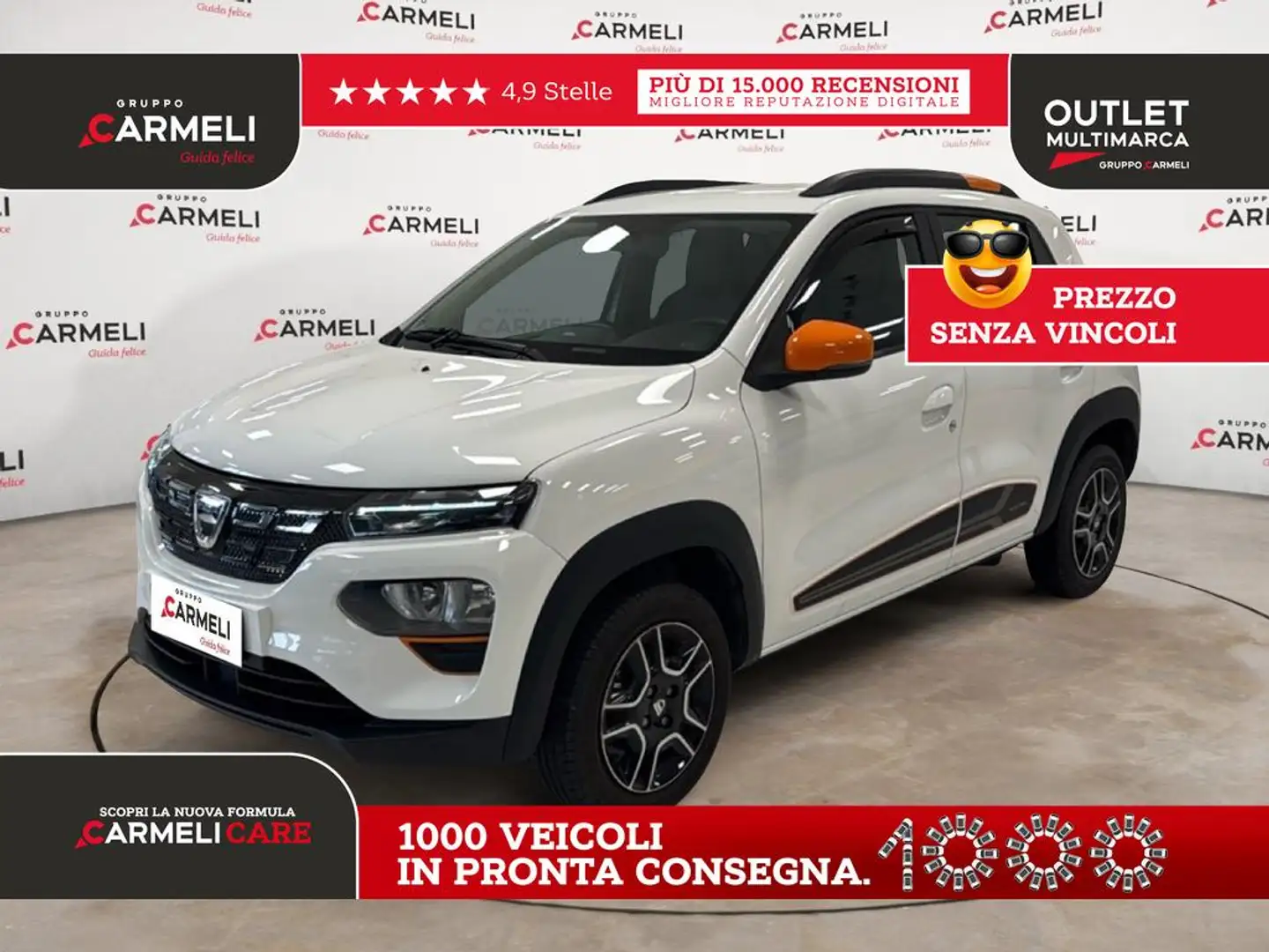 Dacia Spring Comfort Plus Electric 45 Blanc - 1