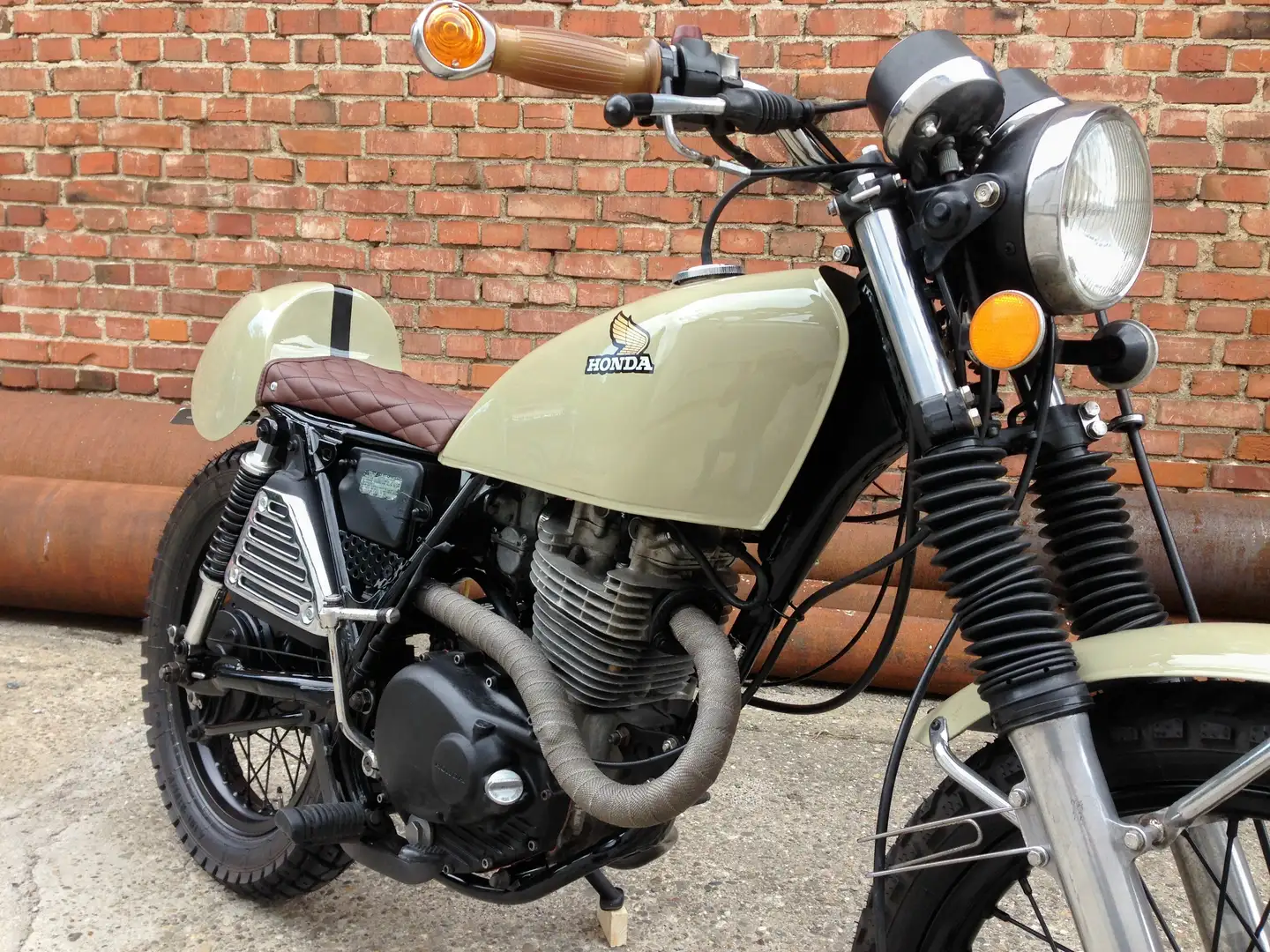 Honda XL 250 Cafe Racer XL250K Retro/Vintage eye-catcher 1979 Vert - 2