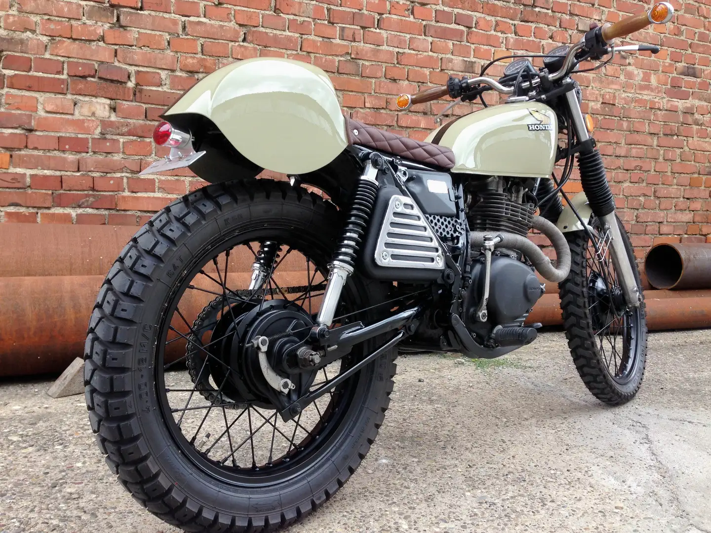 Honda XL 250 Cafe Racer XL250K Retro/Vintage eye-catcher 1979 Vert - 1