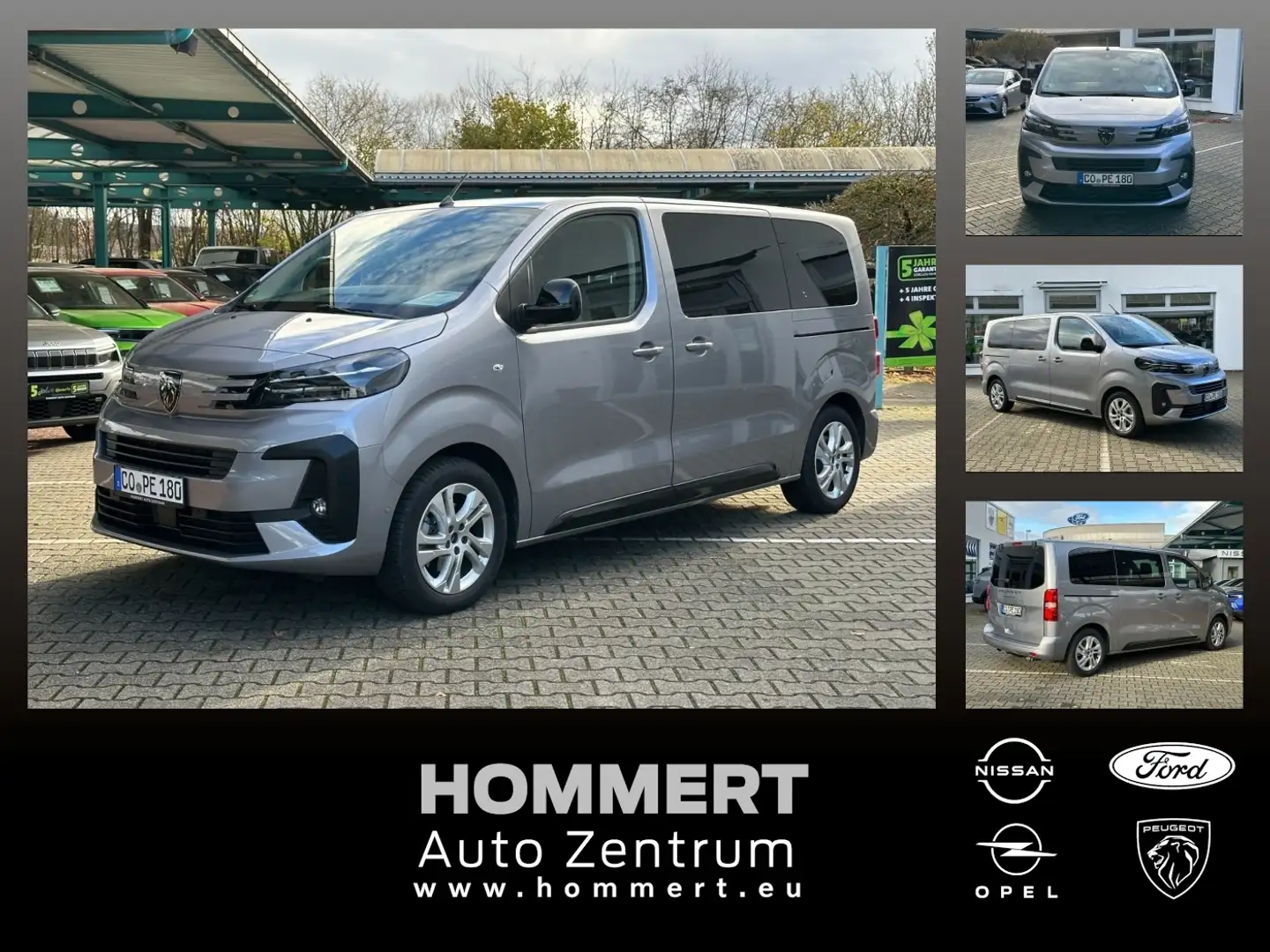 Peugeot Traveller Allure 2.0 BlueHDi 180 L2 *180°*Leder* Gri - 1