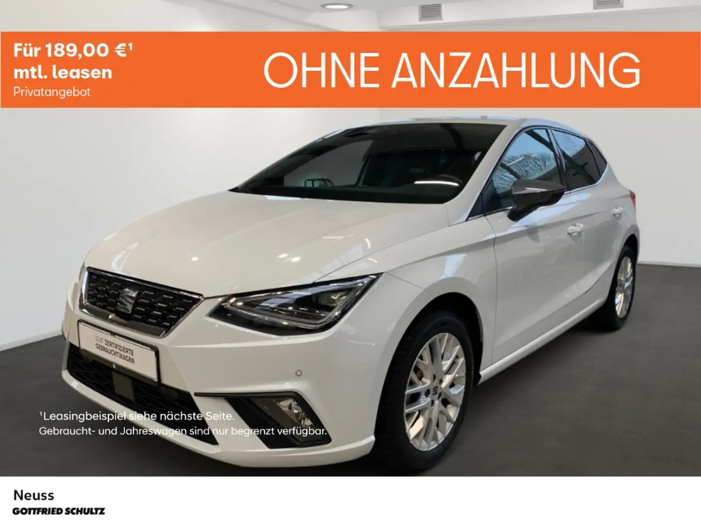 SEAT Ibiza XCELLENCE DSG NAVI SITZHEIZUNG EINPARKHILFE LED Weiß - 1