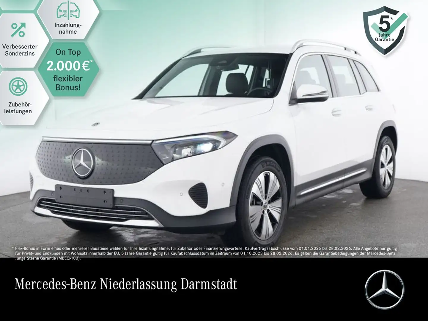 Mercedes-Benz EQB 250 PROG+PLUS-PAKET+KAMERA+KEYLESS+SPUR Weiß - 1