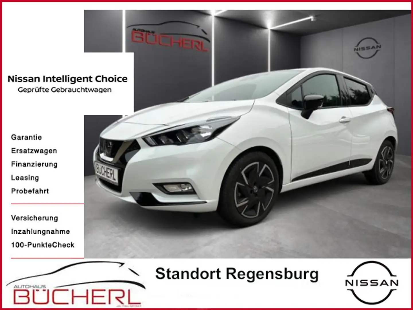 Nissan Micra N-Design, PDC hinten, R-Kamera Weiß - 1