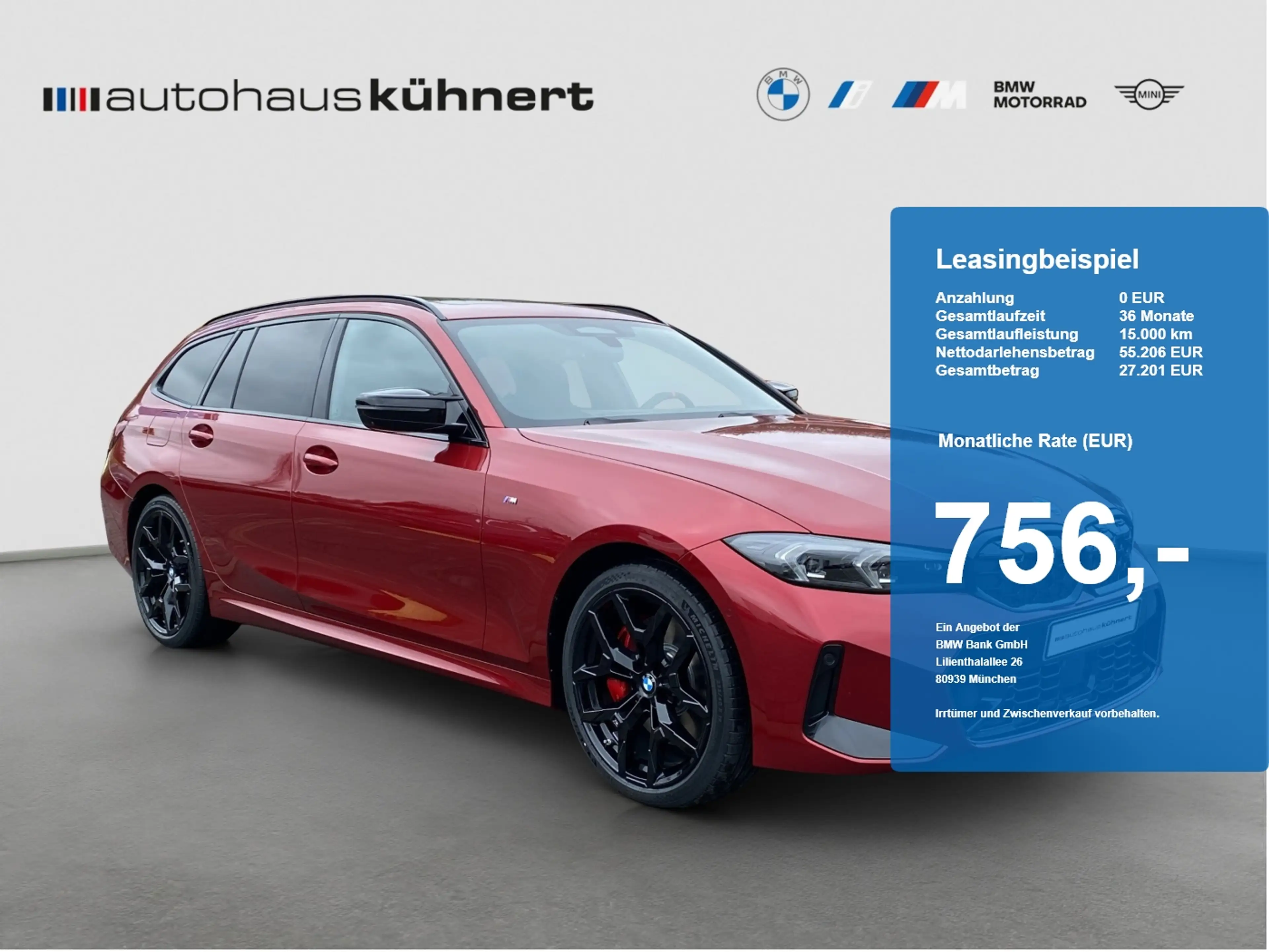 BMW M3 xDrive Touring M-Sport PRO UPE: 91.260 EUR