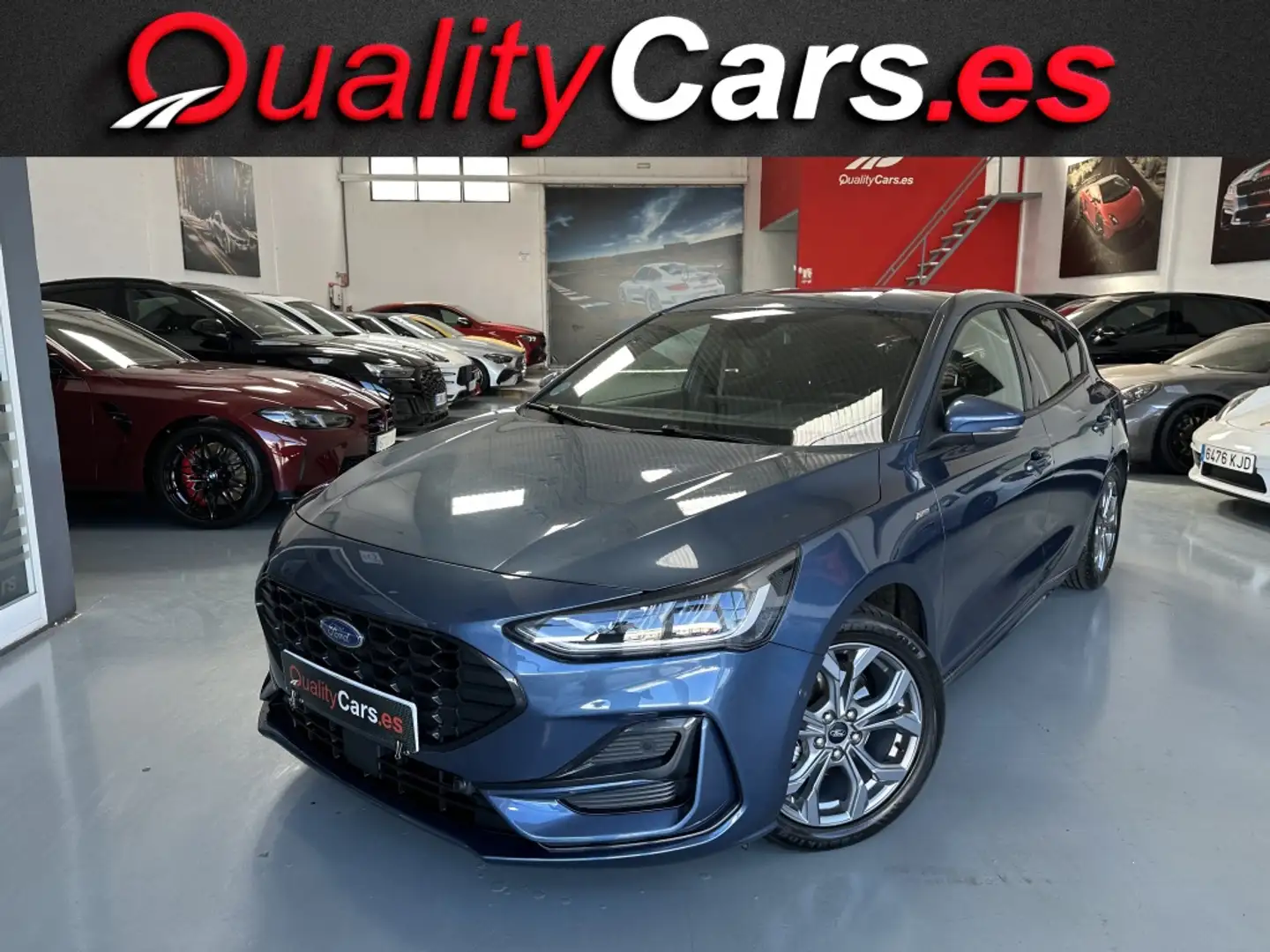 Ford Focus 1.0 Ecoboost MHEV ST-Line 155 Aut. Azul - 1