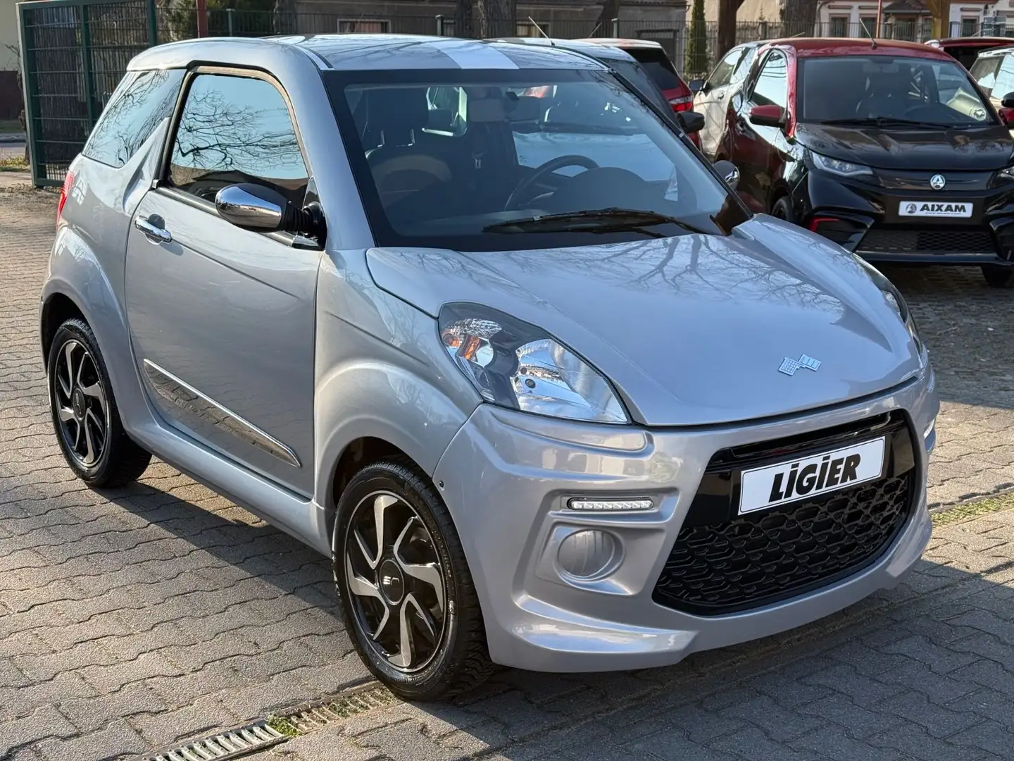 Ligier JS 50 DCI Mopedauto 45 KM/H L6e Ezüst - 1
