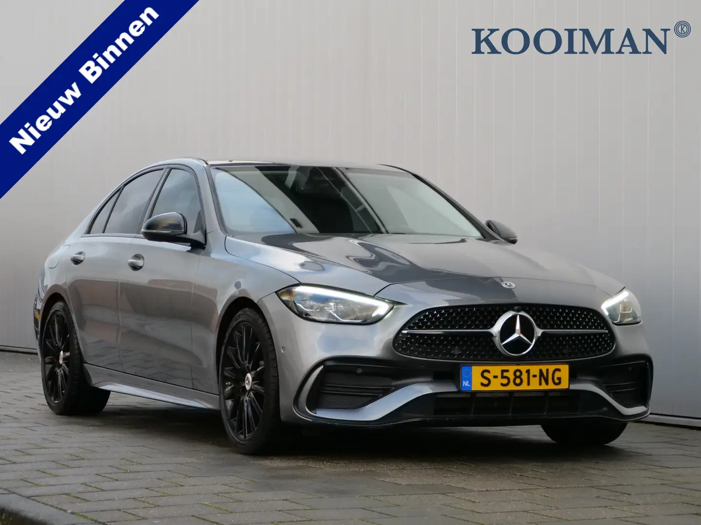 Mercedes-Benz C 200 AMG Line 204 Pk Automaat Navi / Apple Carplay / DA Grau - 1