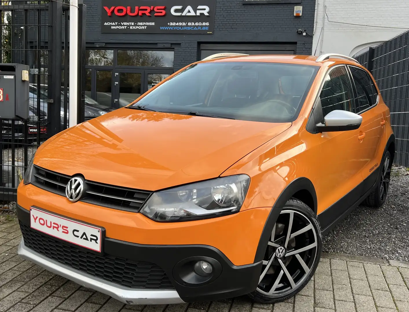 Volkswagen Polo Cross 1.6 CR TDi Highline -Apple CarPlay - Clim !! Orange - 1
