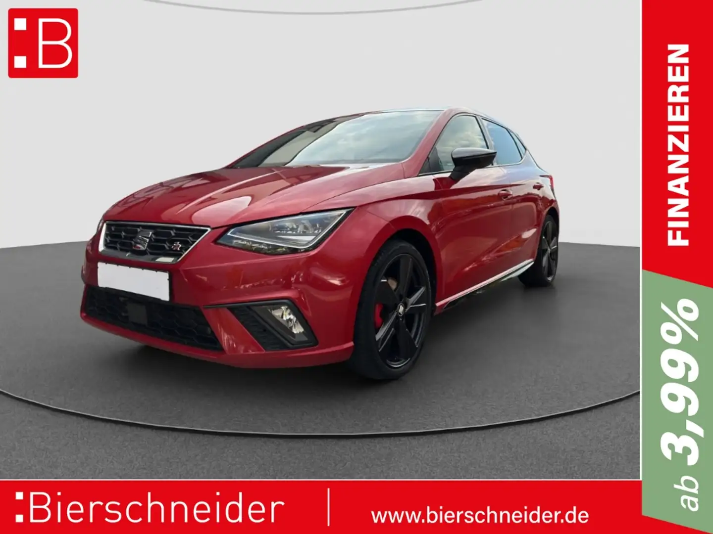 SEAT Ibiza 1.0 TSI FR Black Edition NAVI PDC SHZ LED Rot - 1