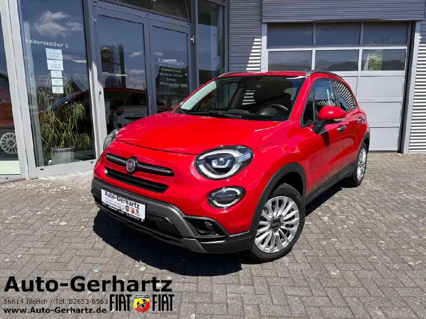Fiat 500X Cross LED/Klimaanlage/Tempomat/Nichtraucher Rood - 1