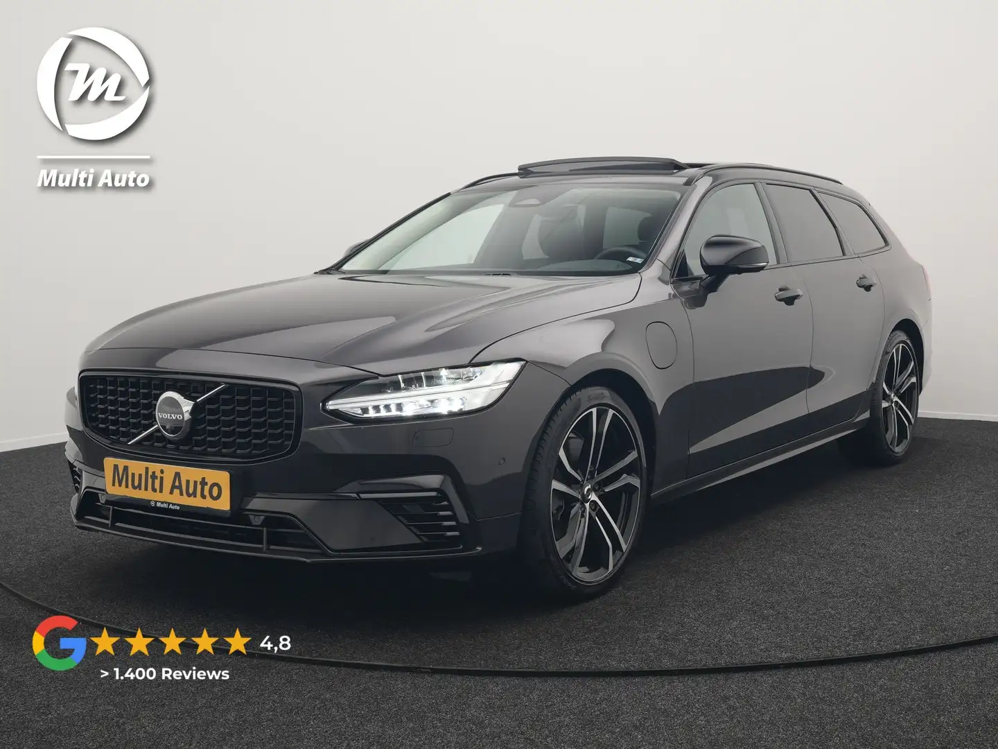 Volvo V90 T8 AWD Ultimate Dark Plug In Hybrid 455pk Dealer O Gris - 1