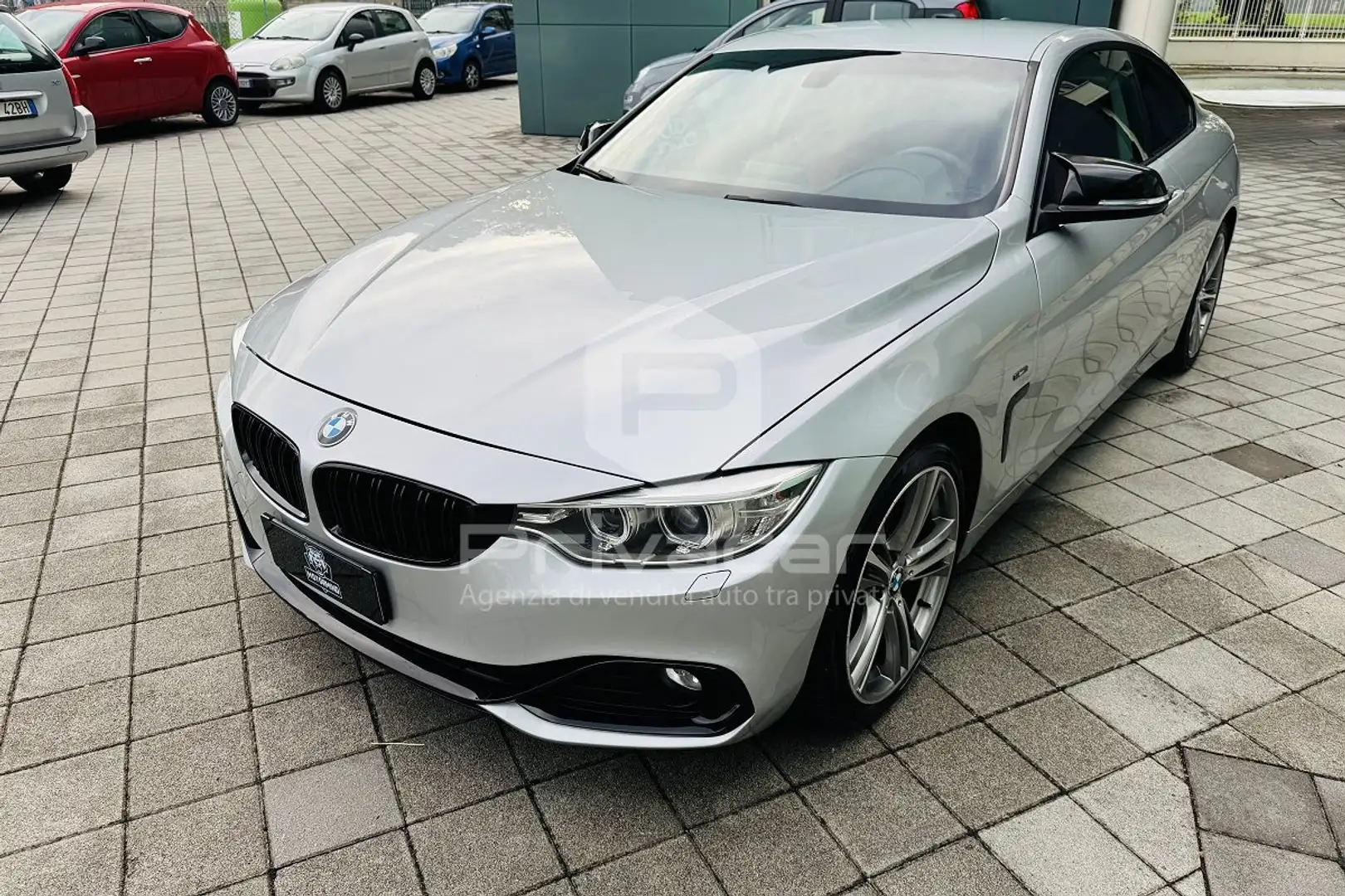 BMW 420 420d Coupé Sport Argent - 1