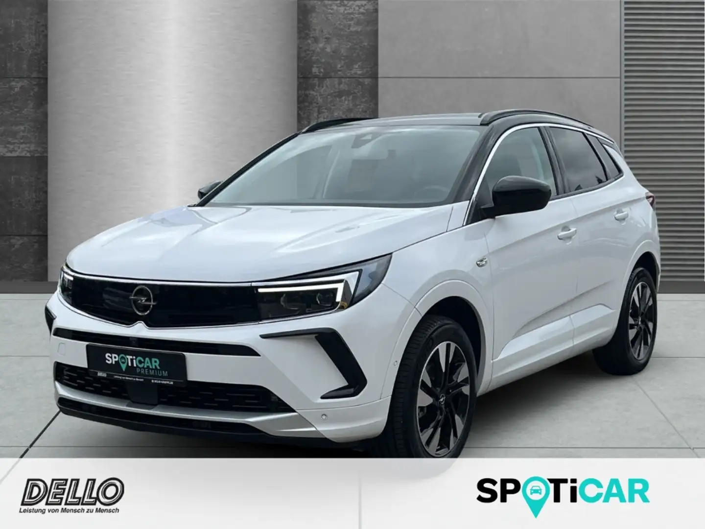 Opel Grandland 1.2T AUT. Elagance Navi 360 Kamera LED Blendfreies Weiß - 1