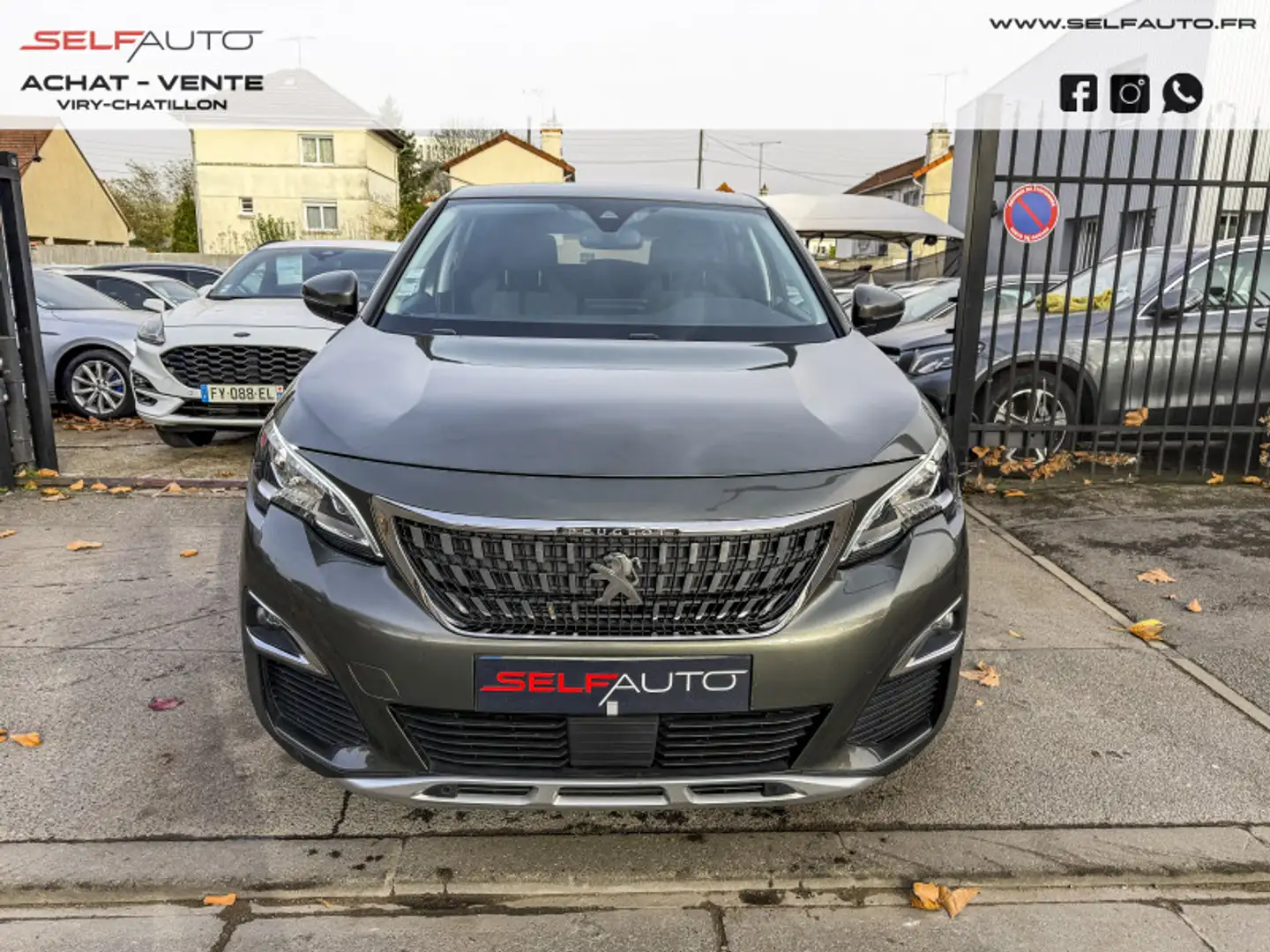 Peugeot 3008 1.6 BLUEHDI 120CH ALLURE S\u0026S Gris - 2