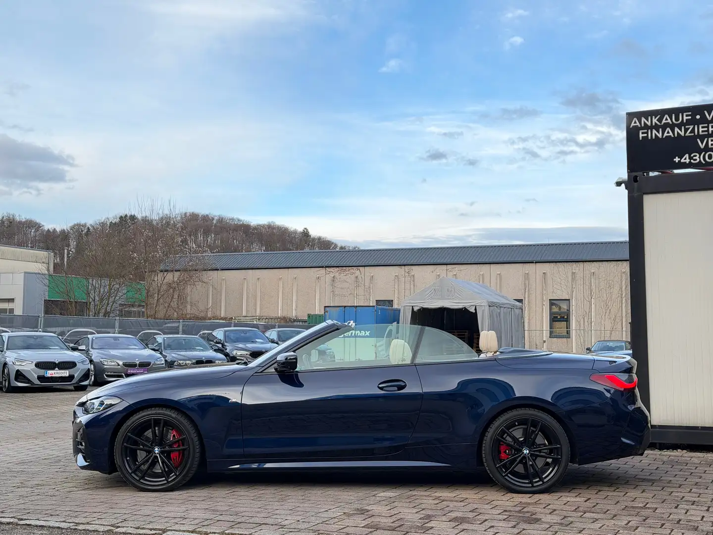 BMW 430 i G23 Cabrio M-Paket Aut. Finanzierung möglich Blau - 2