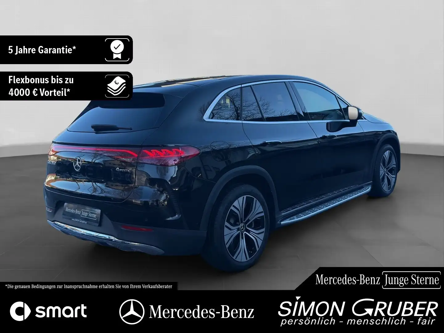 Mercedes-Benz EQE 350 4M SUV Electric Art Trittbrett Ambi 20Zo Fekete - 2