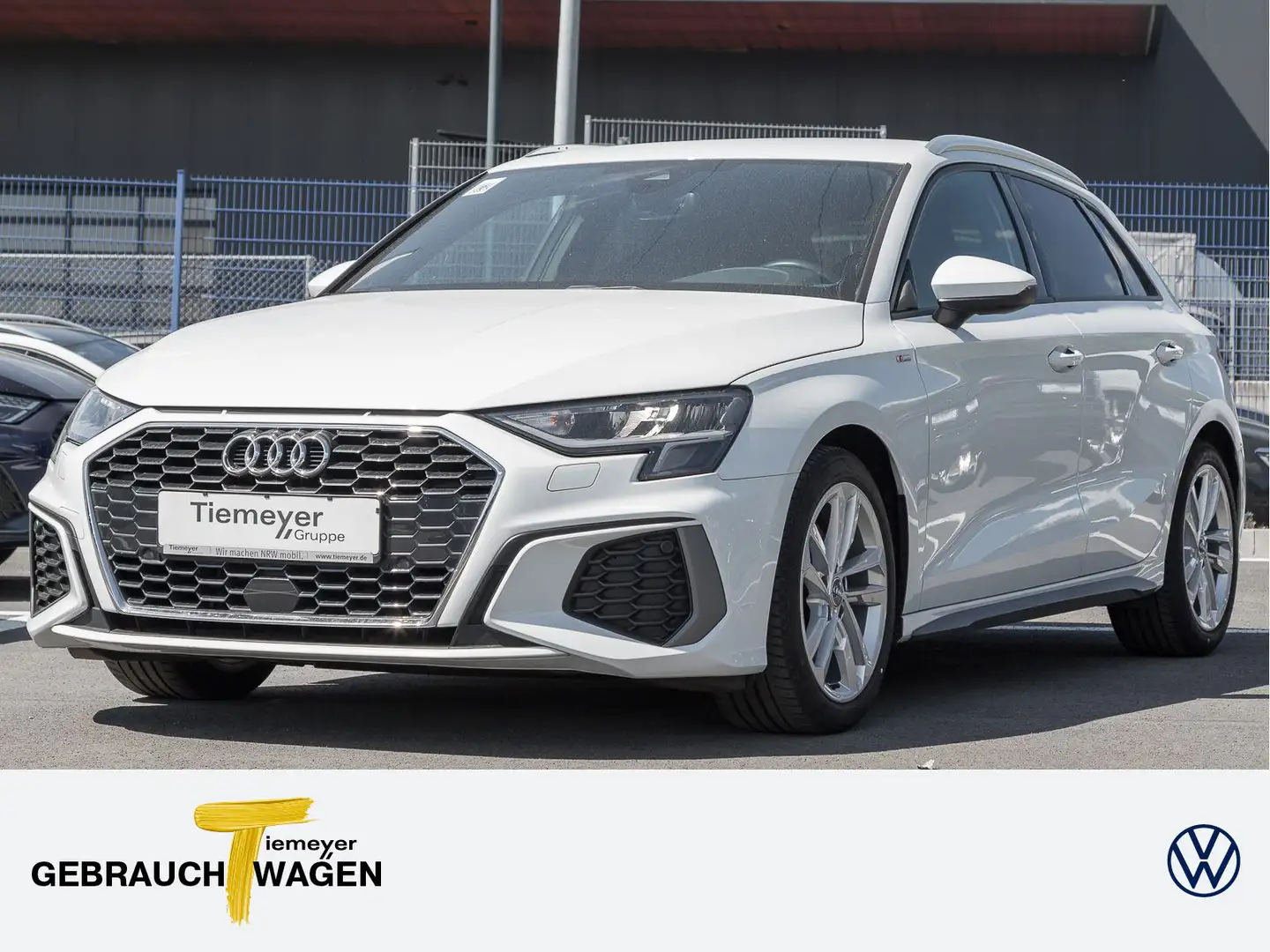 Audi A3 35 TFSI S LINE AHK NAVI LED SITZHZ Weiß - 1