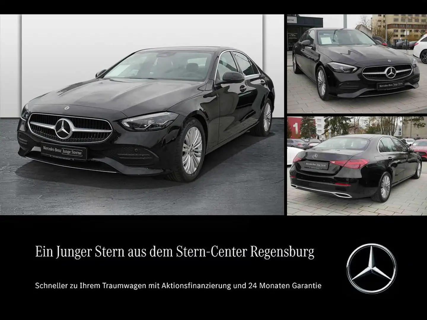 Mercedes-Benz C 200 d AVANTGARDE+WINTER-PAKET+KAMERA+Vorr DIST Zwart - 1