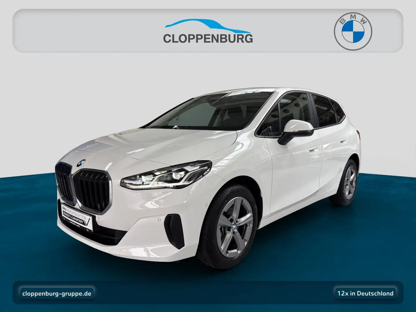 BMW 218 d Active Tourer Navi+SHZ+KeyGO+HiFi+Fernl.Ass Weiß - 1