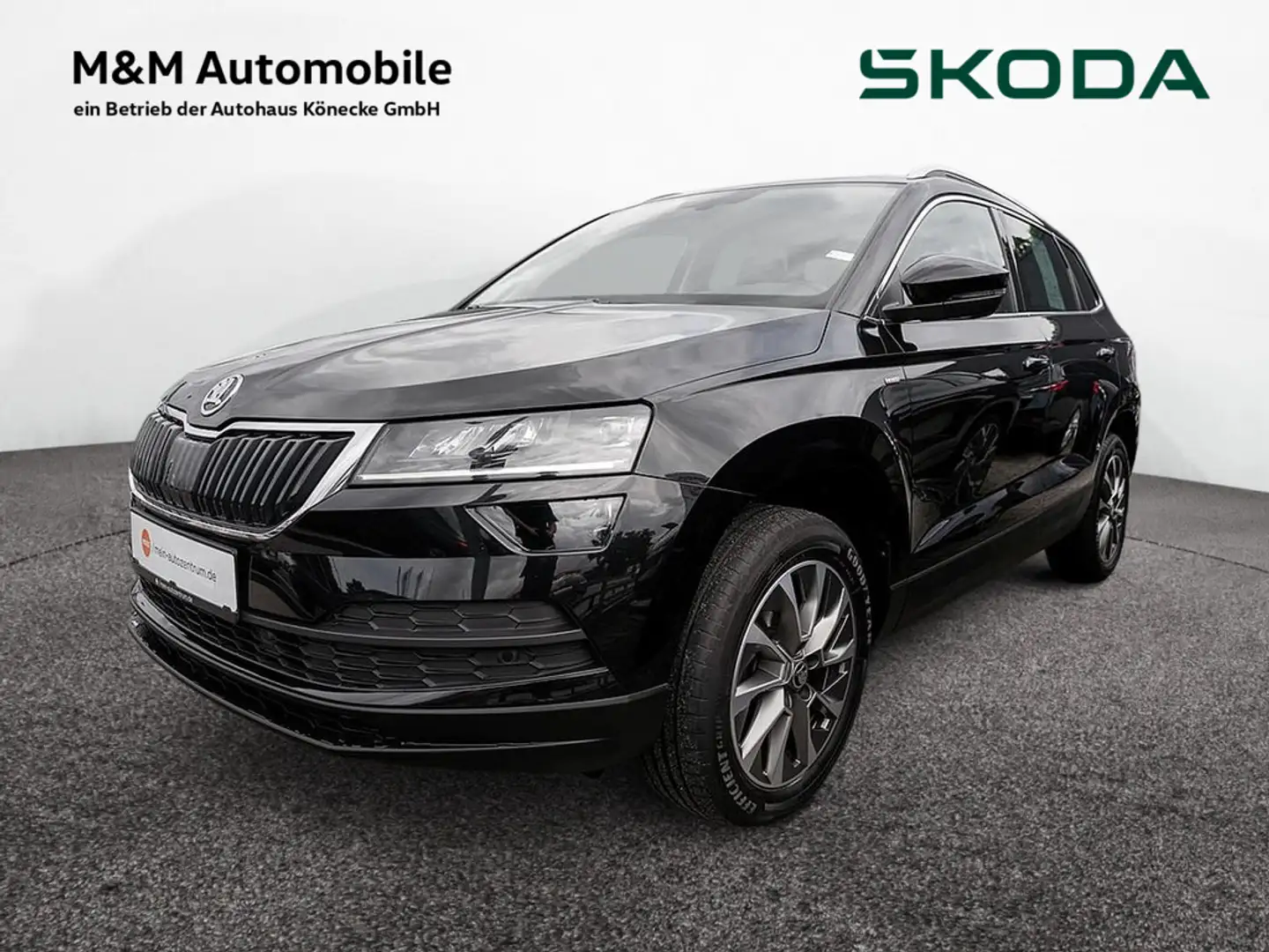 Skoda Karoq 1.5 TS Clever AHK KLIMA NAVI ALU DACH P Noir - 1