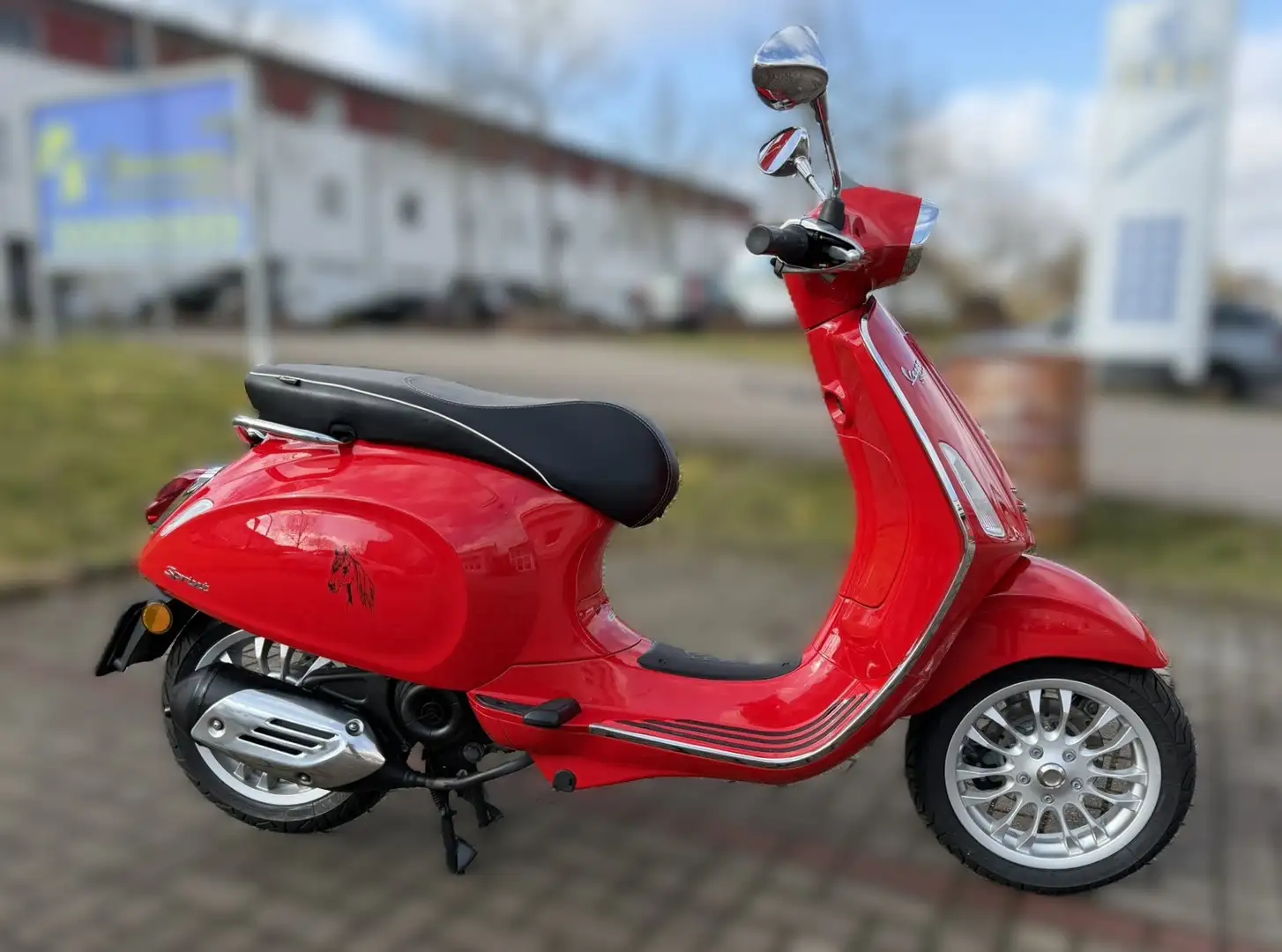 Vespa Sprint 50 Rojo - 2