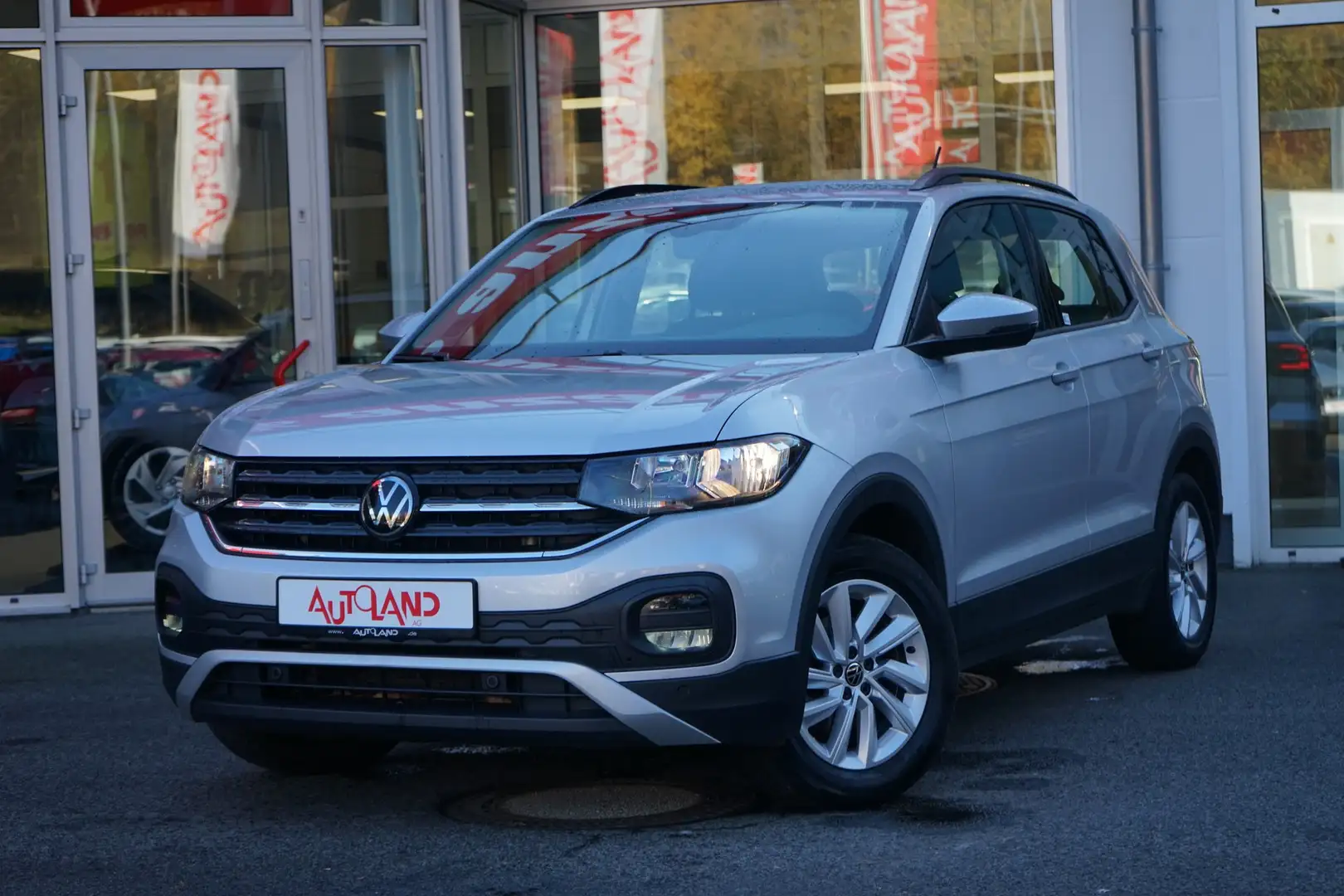 Volkswagen T-Cross 1.0 TSI Klimaaut. Sitzheizung Spurhalte Argento - 2