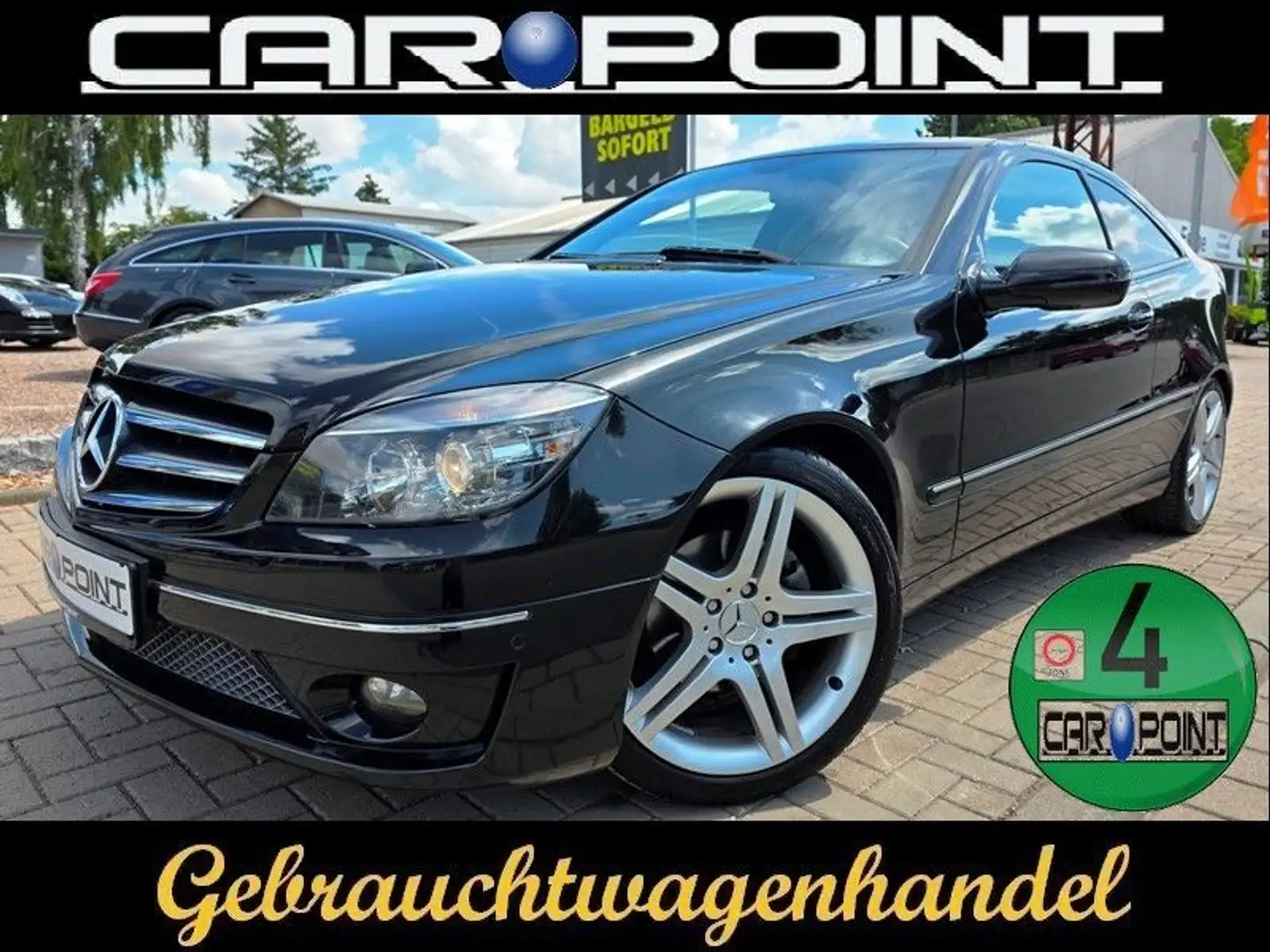 Mercedes-Benz CLC Kompressor Klimaauto. SHZ Temp Leder PDC Negro - 1