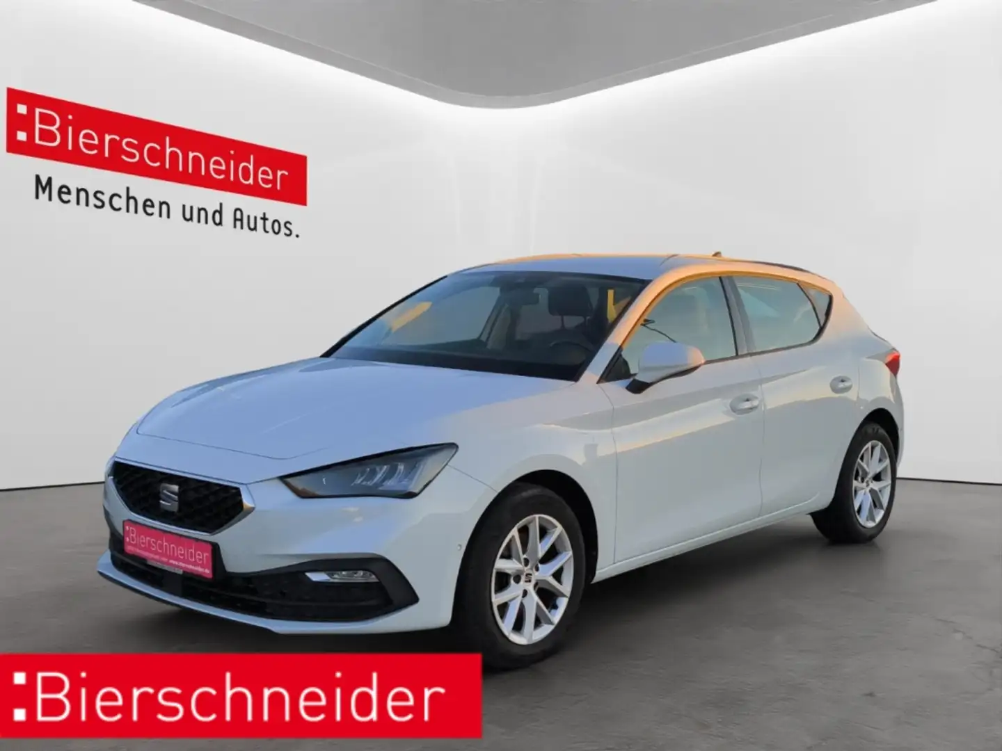 SEAT Leon 1.0 eTSI DSG Style Weiß - 1