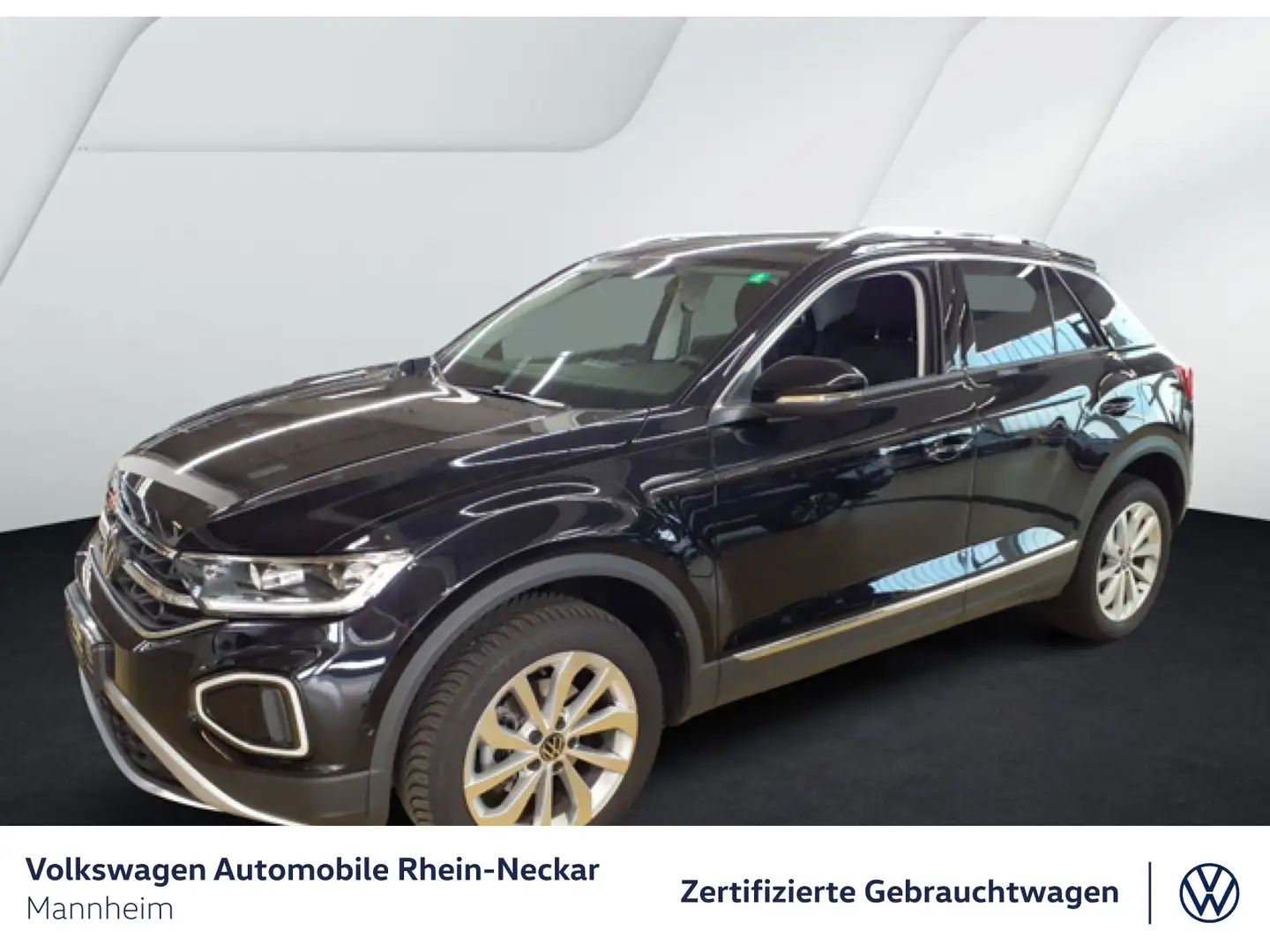 Volkswagen T-Roc 1.5 TSI Style DSG Navi AHK LED uvm Schwarz - 2