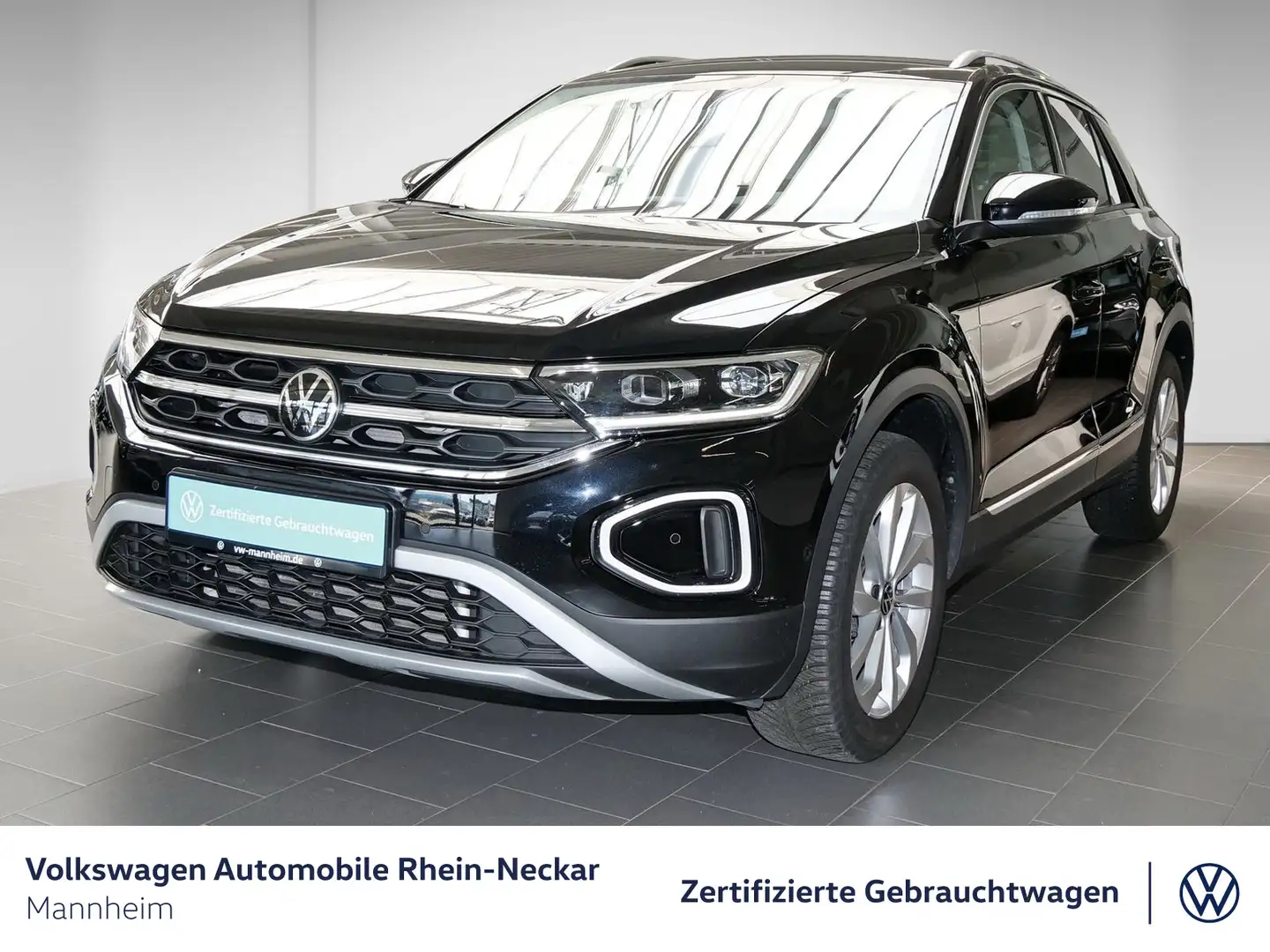 Volkswagen T-Roc 1.5 TSI Style DSG Navi AHK LED uvm Schwarz - 2