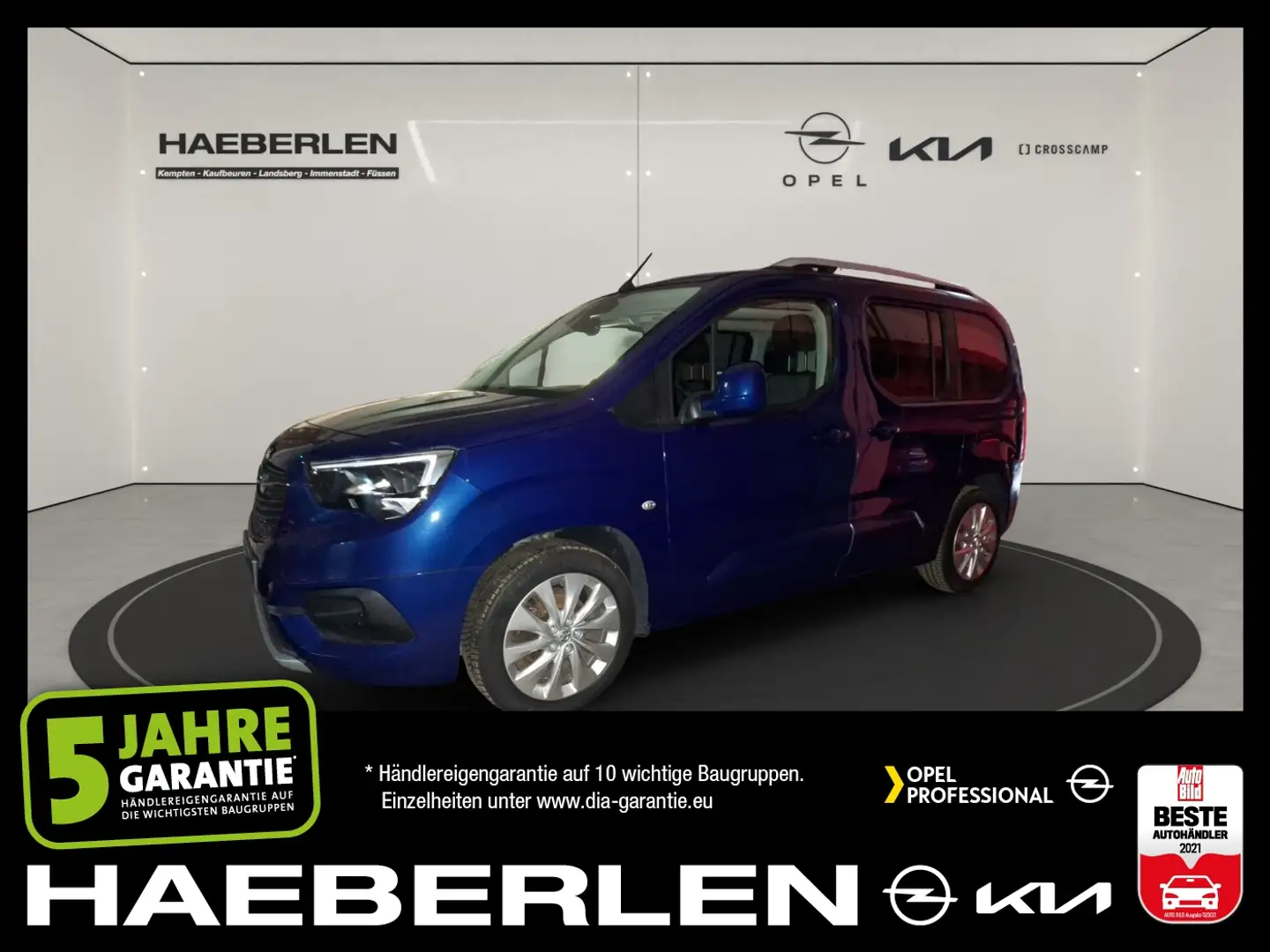 Opel Combo Life 1.2 Turbo INNOVATION FLA el.Schiebe Blau - 1