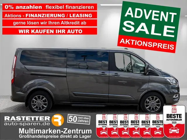 Ford Tourneo Custom L2 Aut. Titanium X 8S Leder+AHK+BiXenon+Navi+eSitz