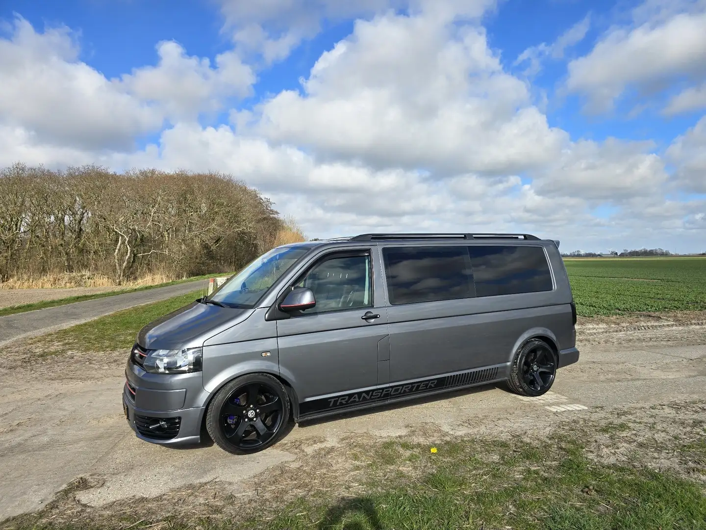 Volkswagen Transporter transporter t5gp L2 camper Gris - 2