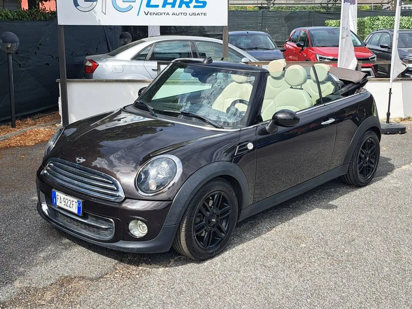 MINI Cooper D Cabrio Mini Cabrio 2.0 Cooper D auto Marrone - 1
