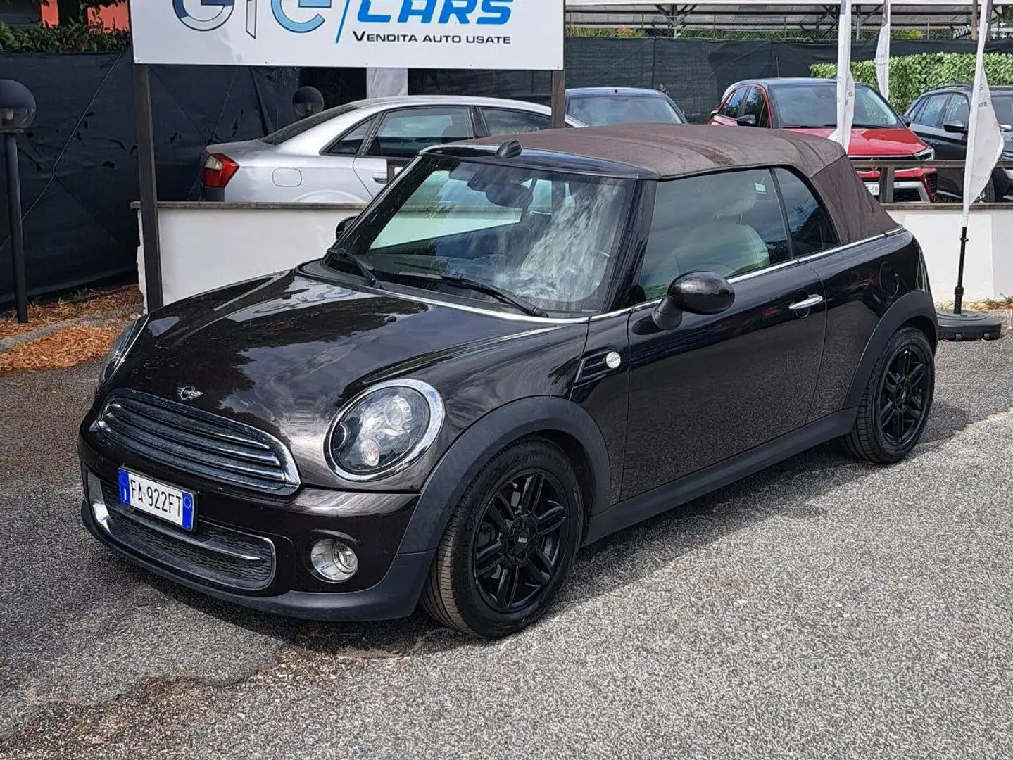 MINI Cooper D Cabrio Mini Cabrio 2.0 Cooper D auto Marrone - 2