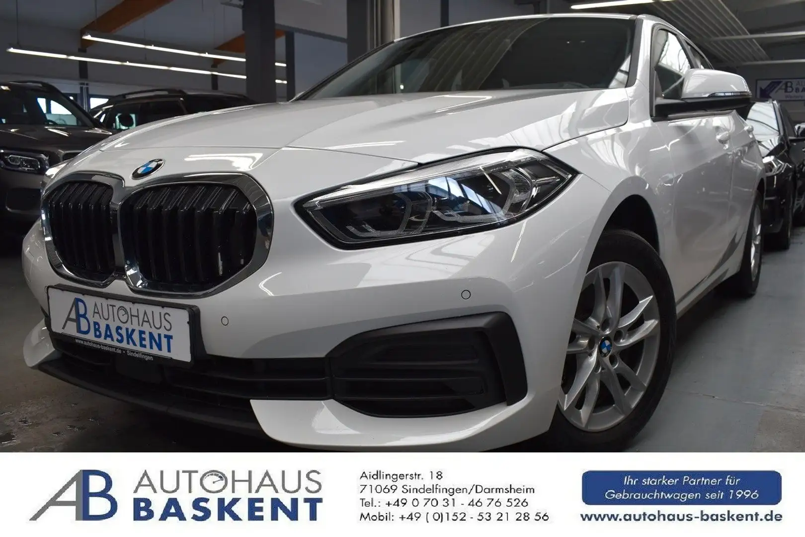 BMW 116 d Advantage*LED*NAVI*TEMPOMAT*SHZ*PDC* Blanc - 1