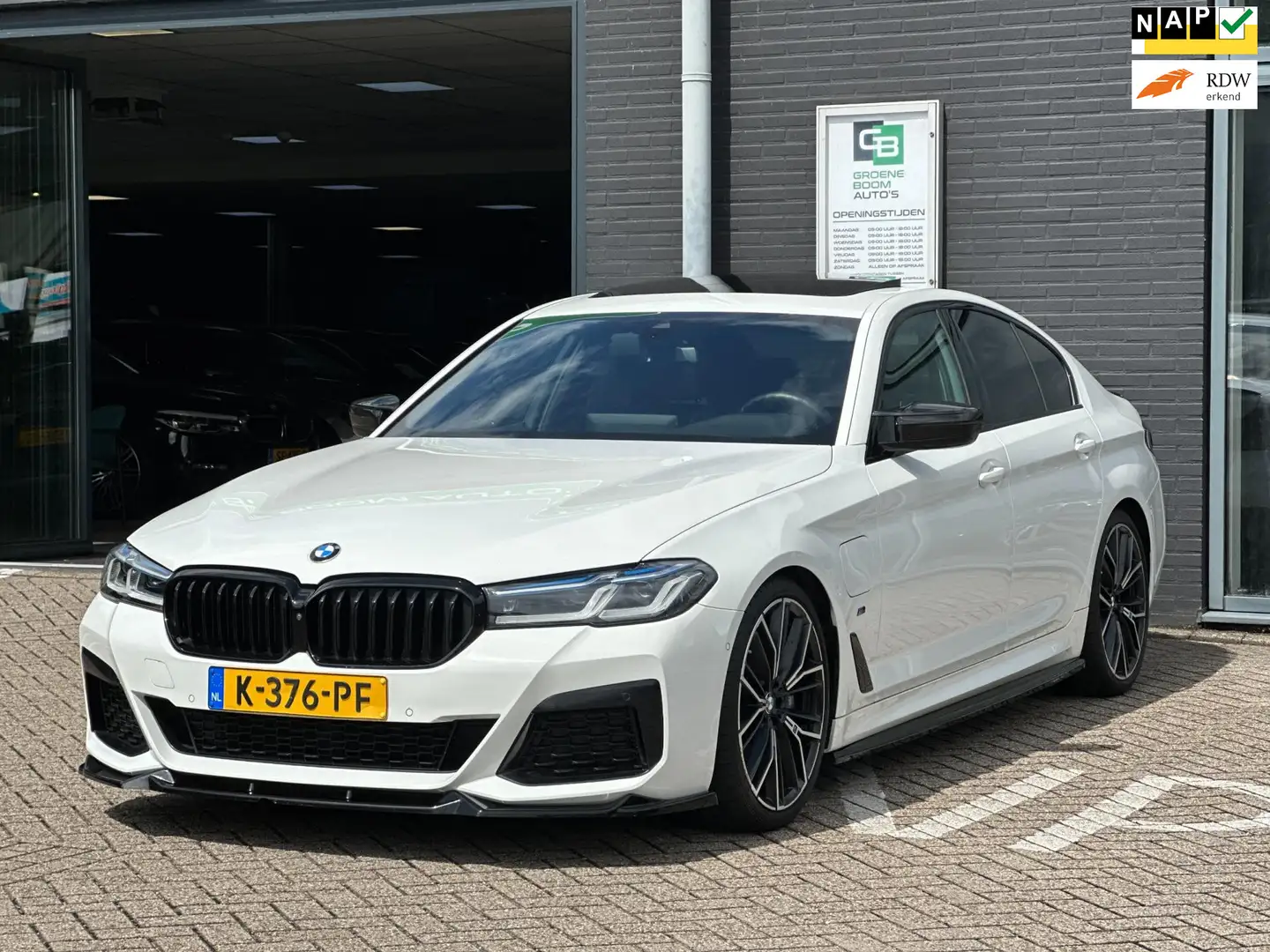 BMW 545 5-serie 545e xDrive High Executive Edition/PANO-DA Blanc - 1