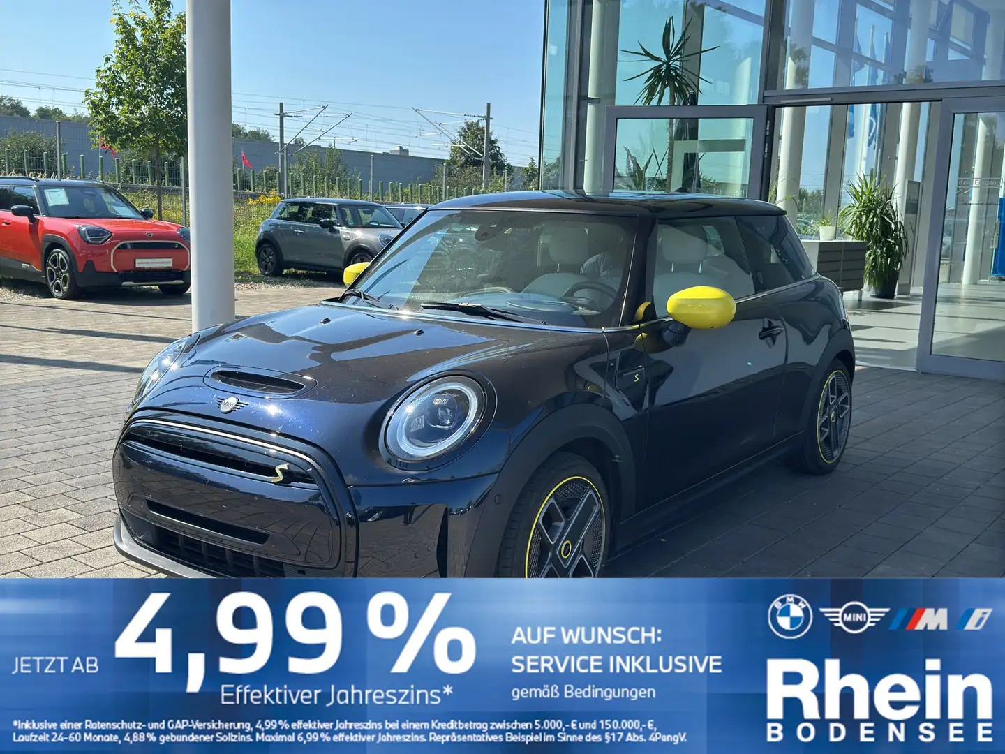 MINI Cooper SE 3-Türer ACC HeadUp Panorama Rückfahrk Schwarz - 1