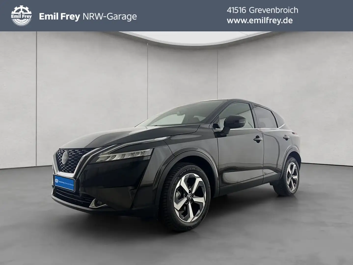 Nissan Qashqai 1.3 DIG-T MHEV Xtronic N-Connecta NAVI+LED Noir - 1