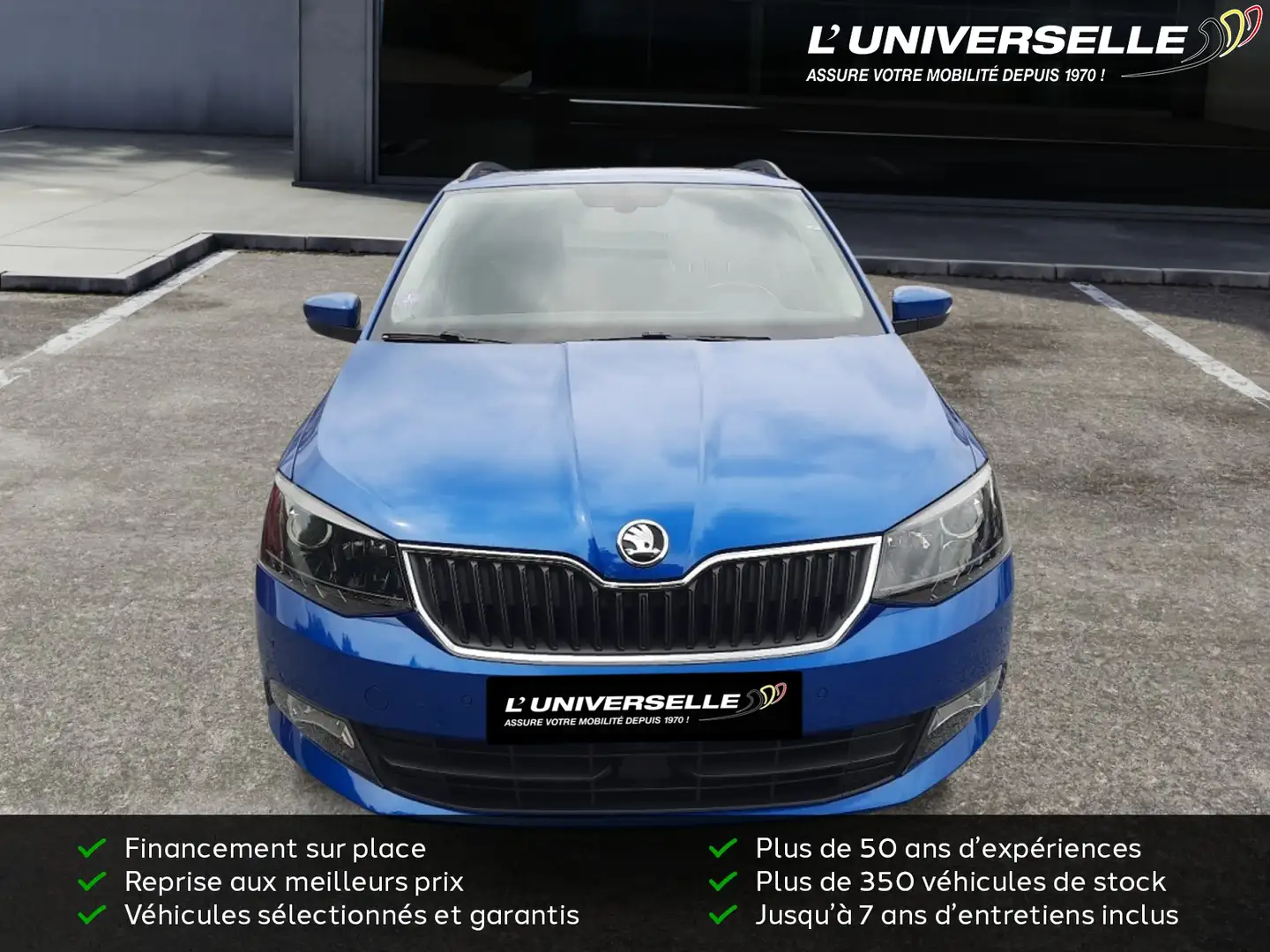 Skoda Fabia SW 95CV Bleu - 2