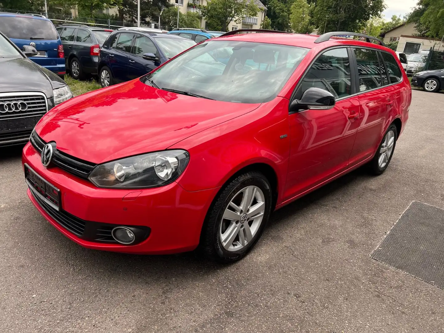 Volkswagen Golf VI Variant Match*TÜVneu*Service*Garantie* Rojo - 2