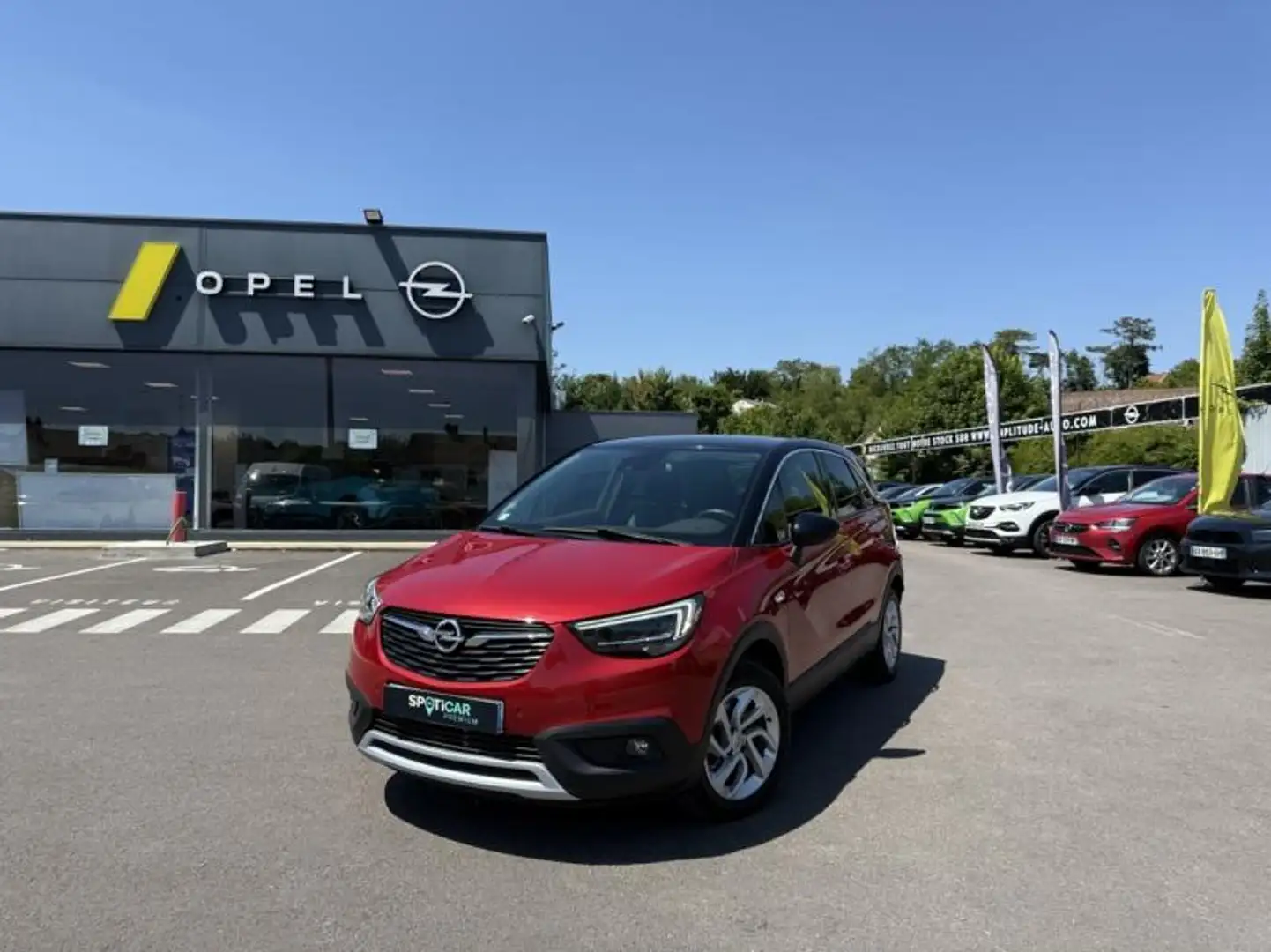Opel Crossland X 1.2 Turbo 130ch Opel 2020 BVA Euro 6d-T Rouge - 1