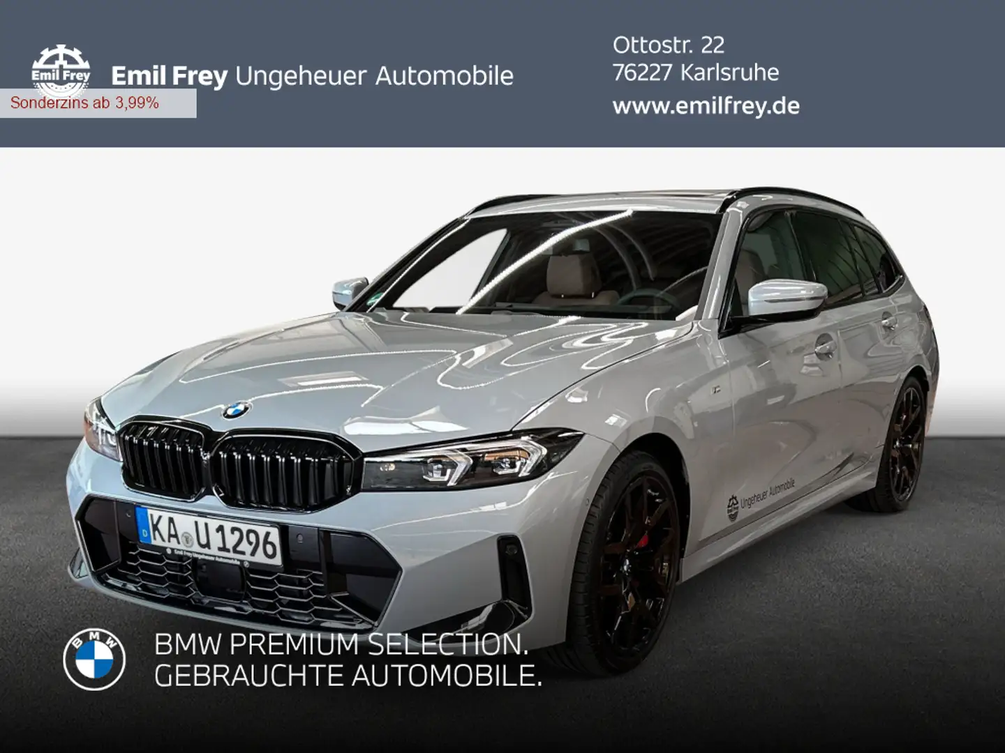 BMW 320 d Touring xDrive Aut. Grau - 1