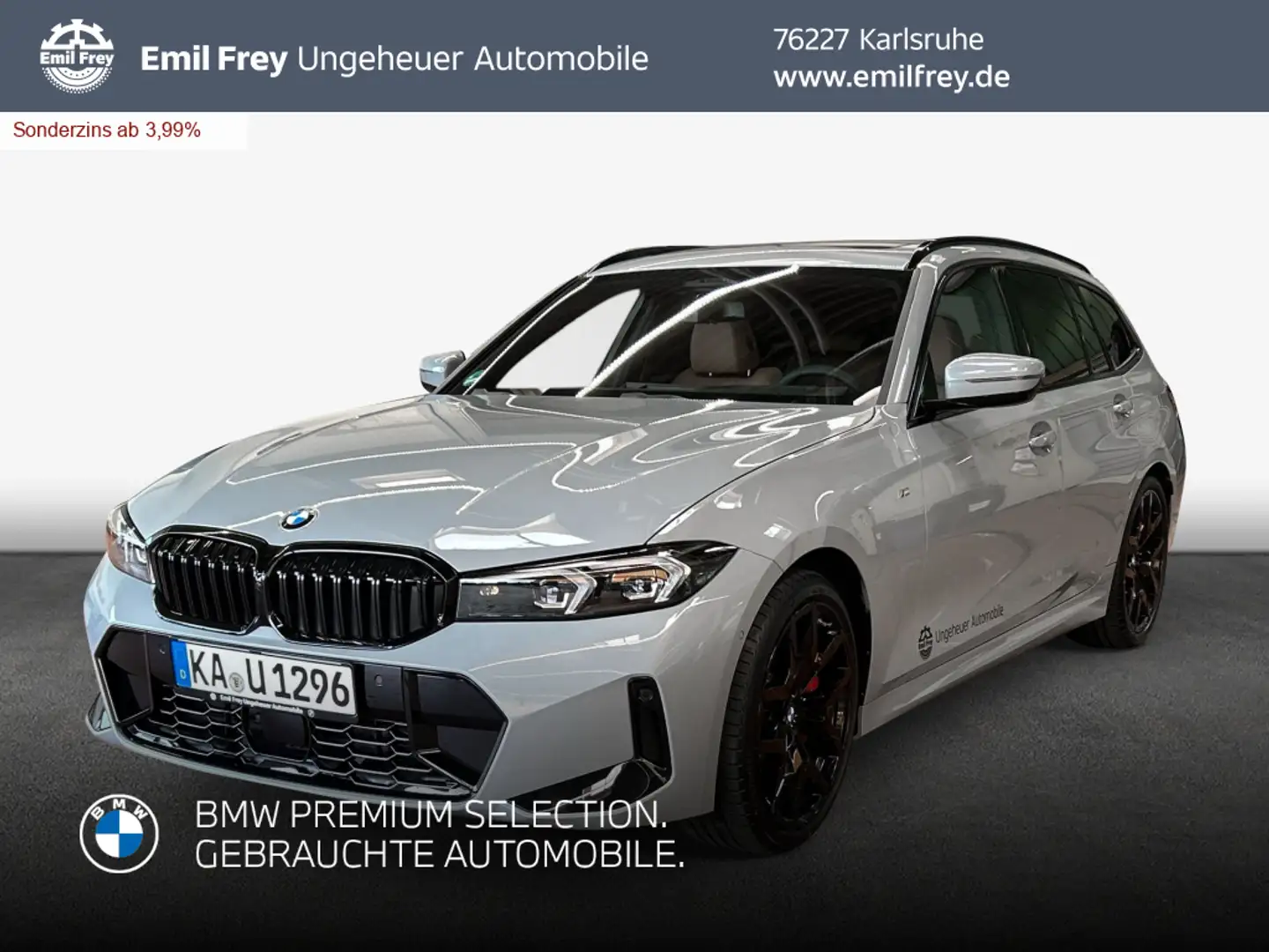 BMW 320 d Touring xDrive Aut. Grau - 1