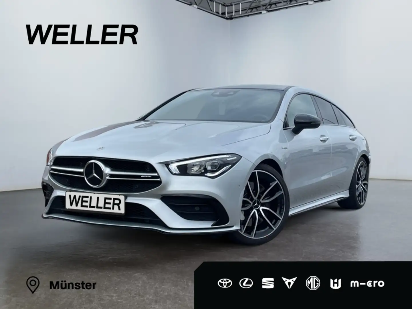 Mercedes-Benz CLA 35 AMG 4M *LED*Aero*Pano*Burm*Distr+* Argent - 1