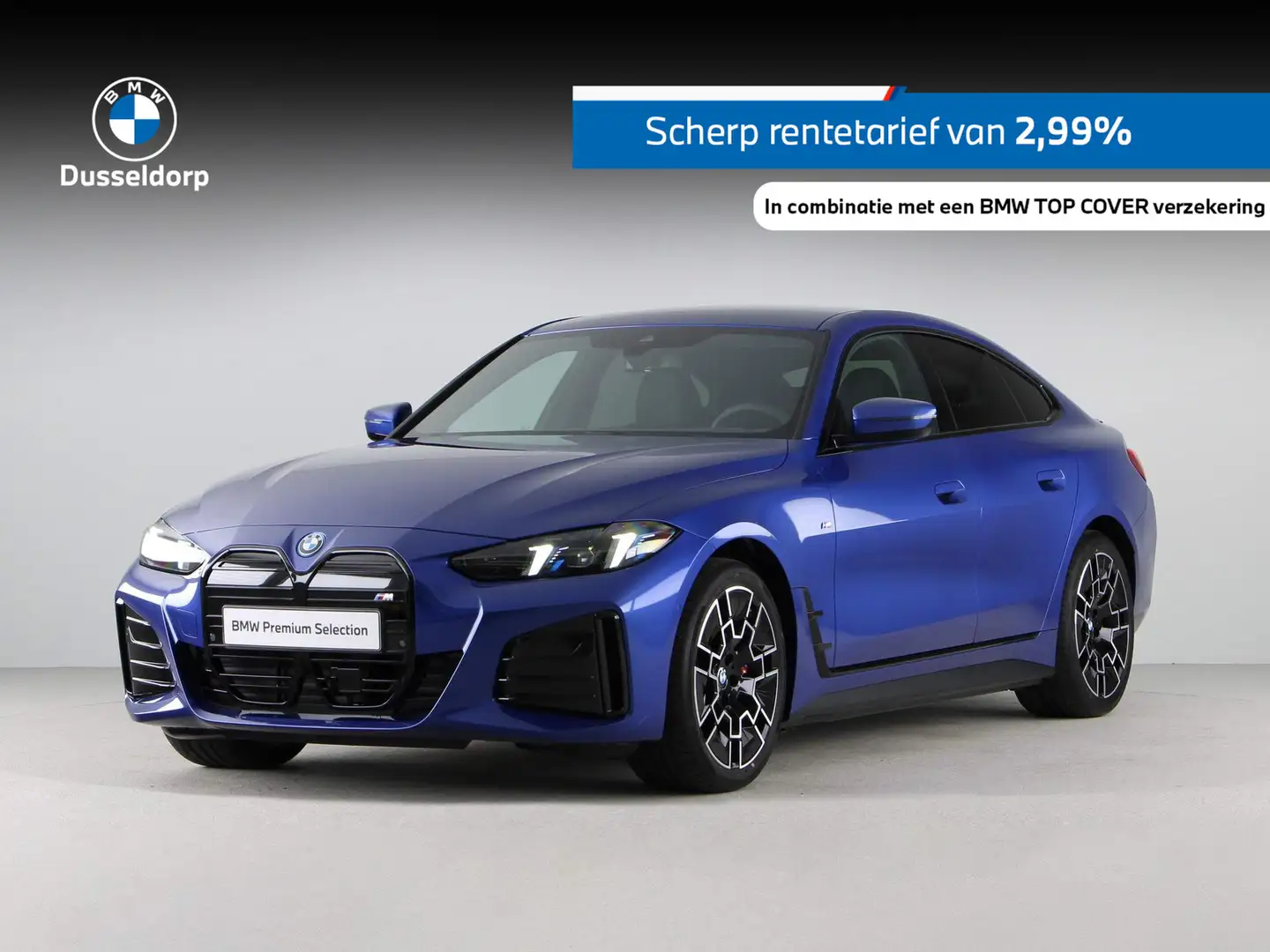 BMW i4 eDrive35 70 kWh Blauw - 1