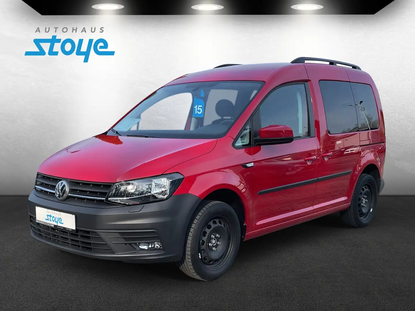 Volkswagen Caddy TrendlineTDi DSG Klima Sitzheiz. EPC h. Rot - 2