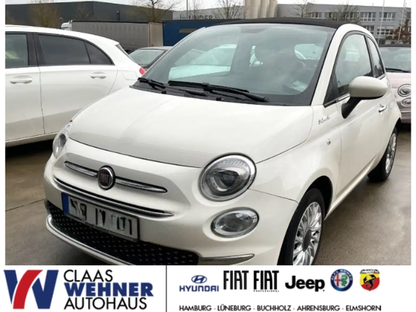 Fiat 500C DolceVita 1.0 Mild Hybrid EU6d UConnect elektron. Weiß - 1