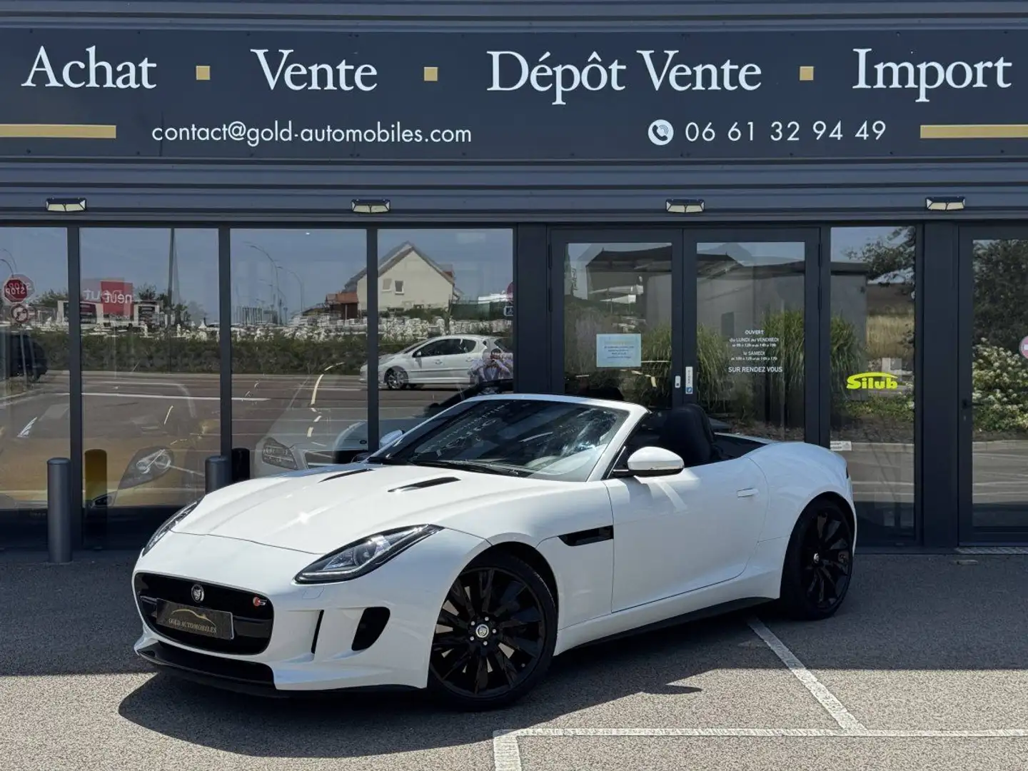 Jaguar F-Type 5.0 V8 S BVA8 Blanc - 1
